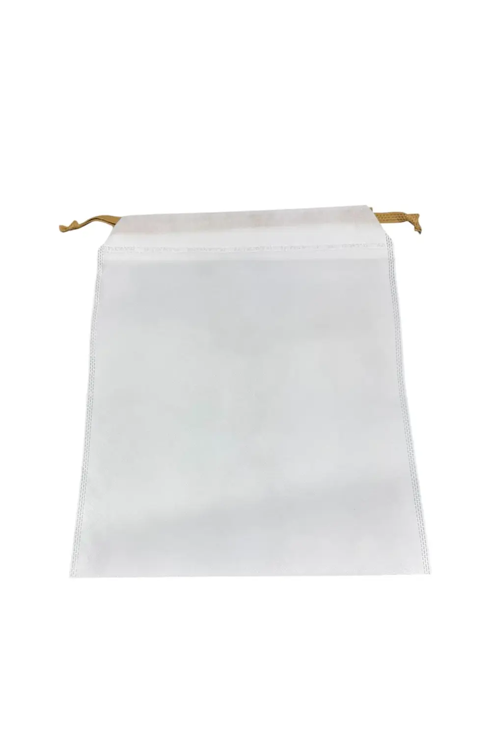 3 Adet Beyaz Büzgülü Ayakkabı Saklama Çantası Çok Amaçlı Dolap Çe