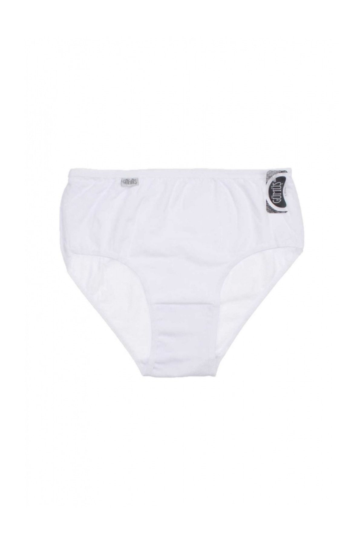 Gümüş 3 Adet Beyaz Renk Likralı Bato Külot