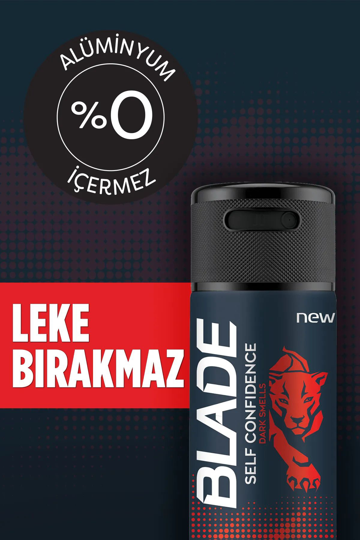 3 Adet Blade Self Confidence Erkek Deodorant 150 Ml Hızlı Kurur, 