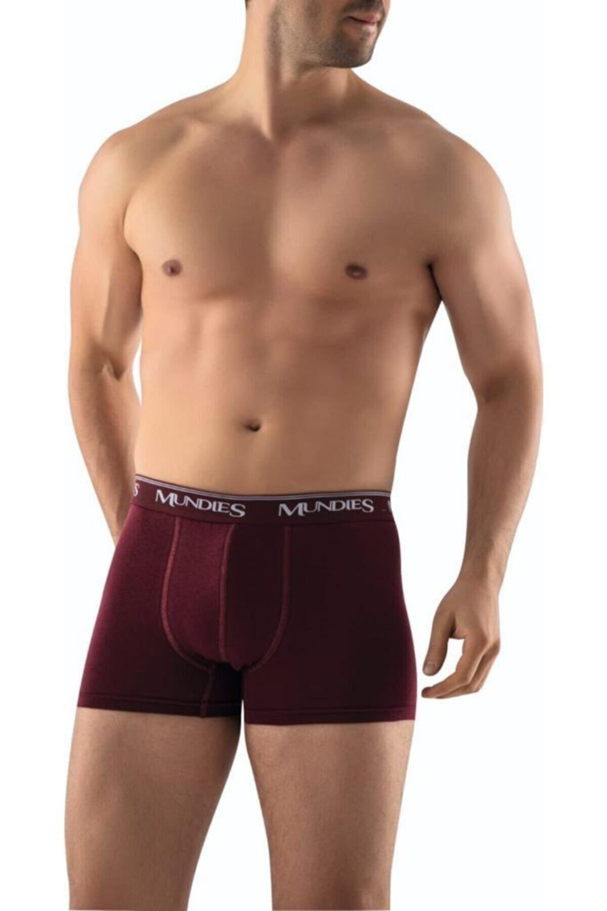 3 Adet Siyah Renk Likralı Boxer