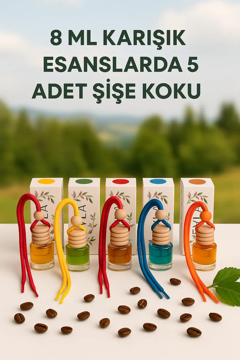 3 Adet Cam Şişe Oto Kokusu Serisi Tarzını Yansıt, Aracını Şımart!