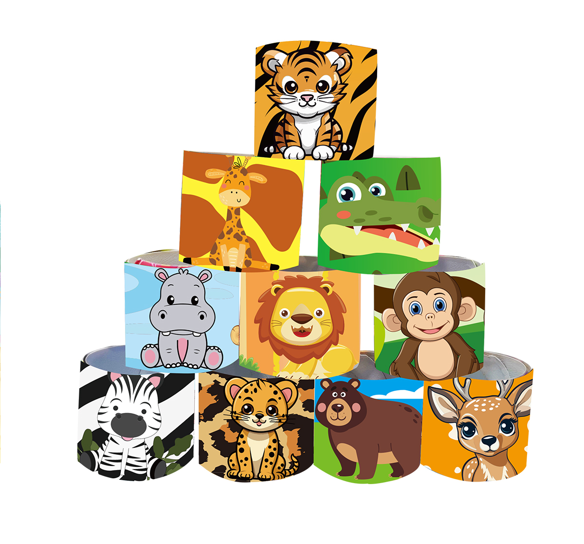 Woody Sofia 3 Adet Çocukar İçin Bileklik Slap Bilekliktokat Bilezik Kendinden