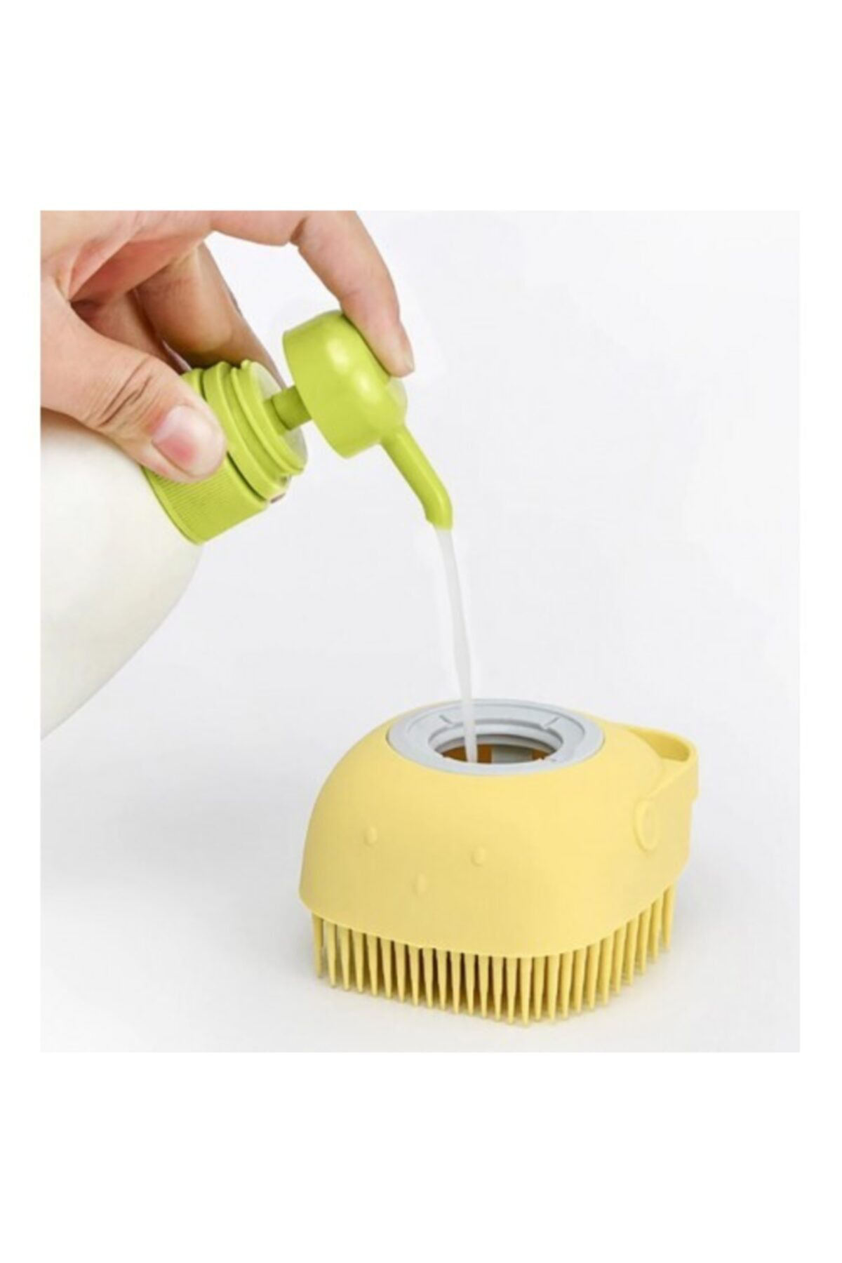 3 adet Çok Amaçlı Hazneli Fırça Kese Doldurulabilir Vücut Yıkama 