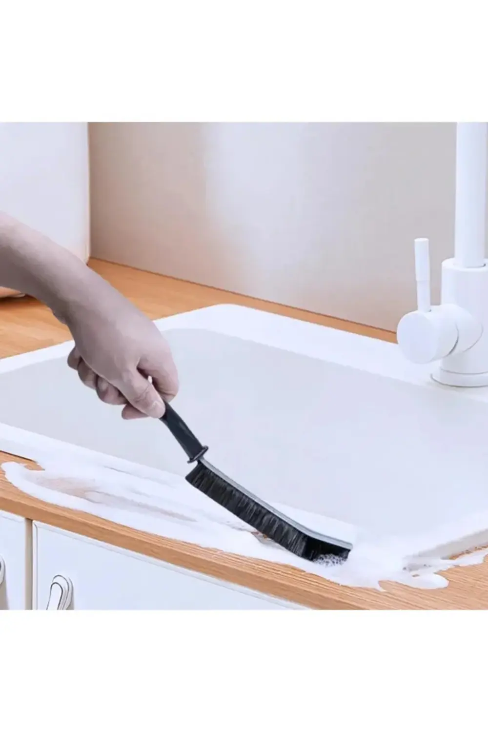 3 Adet Dayanıklı Sert Kıllı Çok Amaçlı İnce Temizlik Fırçası Derz