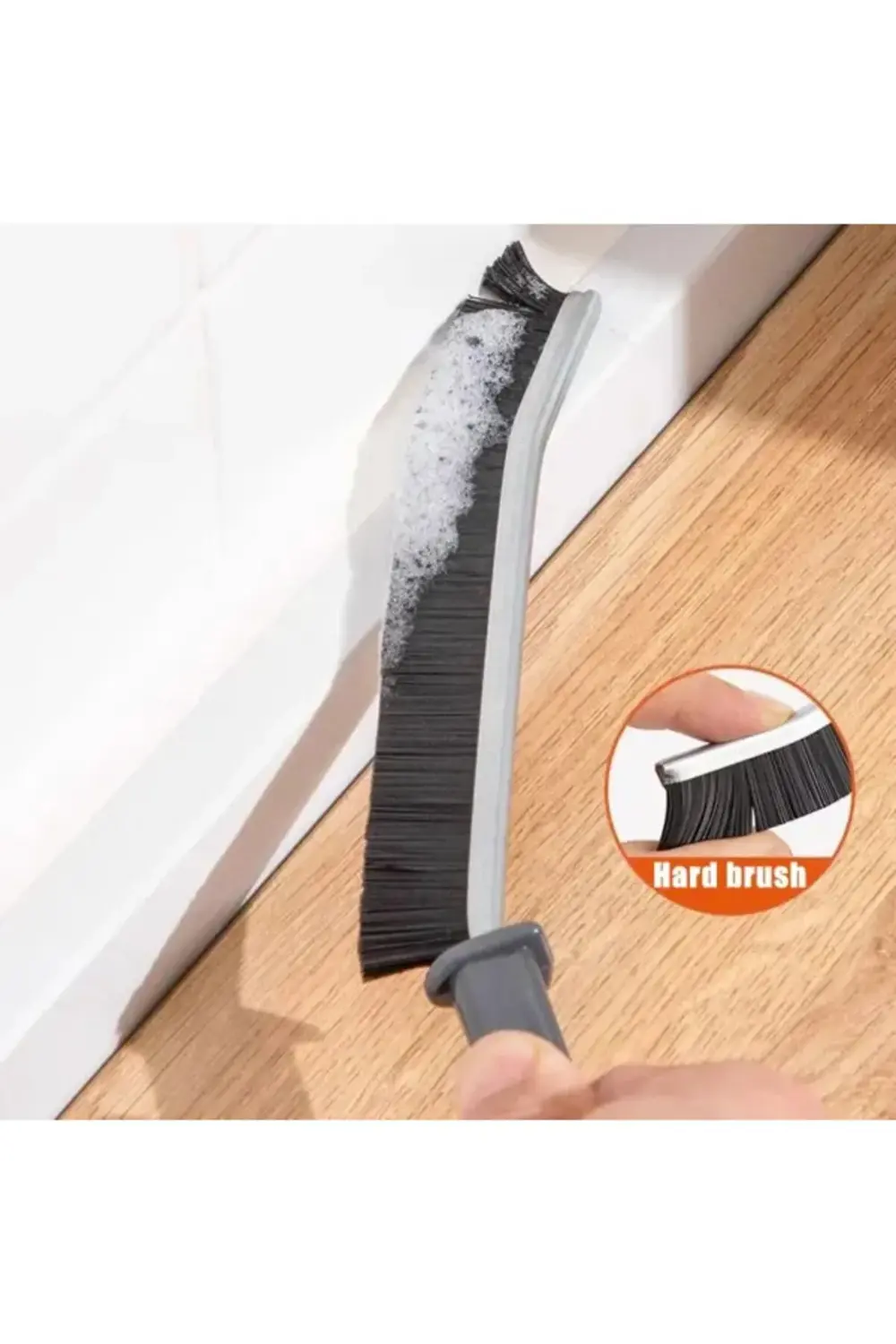 3 Adet Dayanıklı Sert Kıllı Çok Amaçlı İnce Temizlik Fırçası Derz