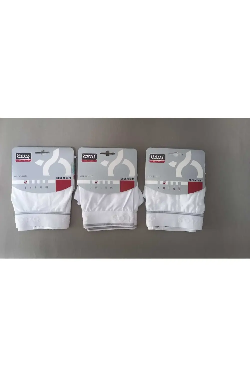 3 Adet Erkek Lycralı Boxer