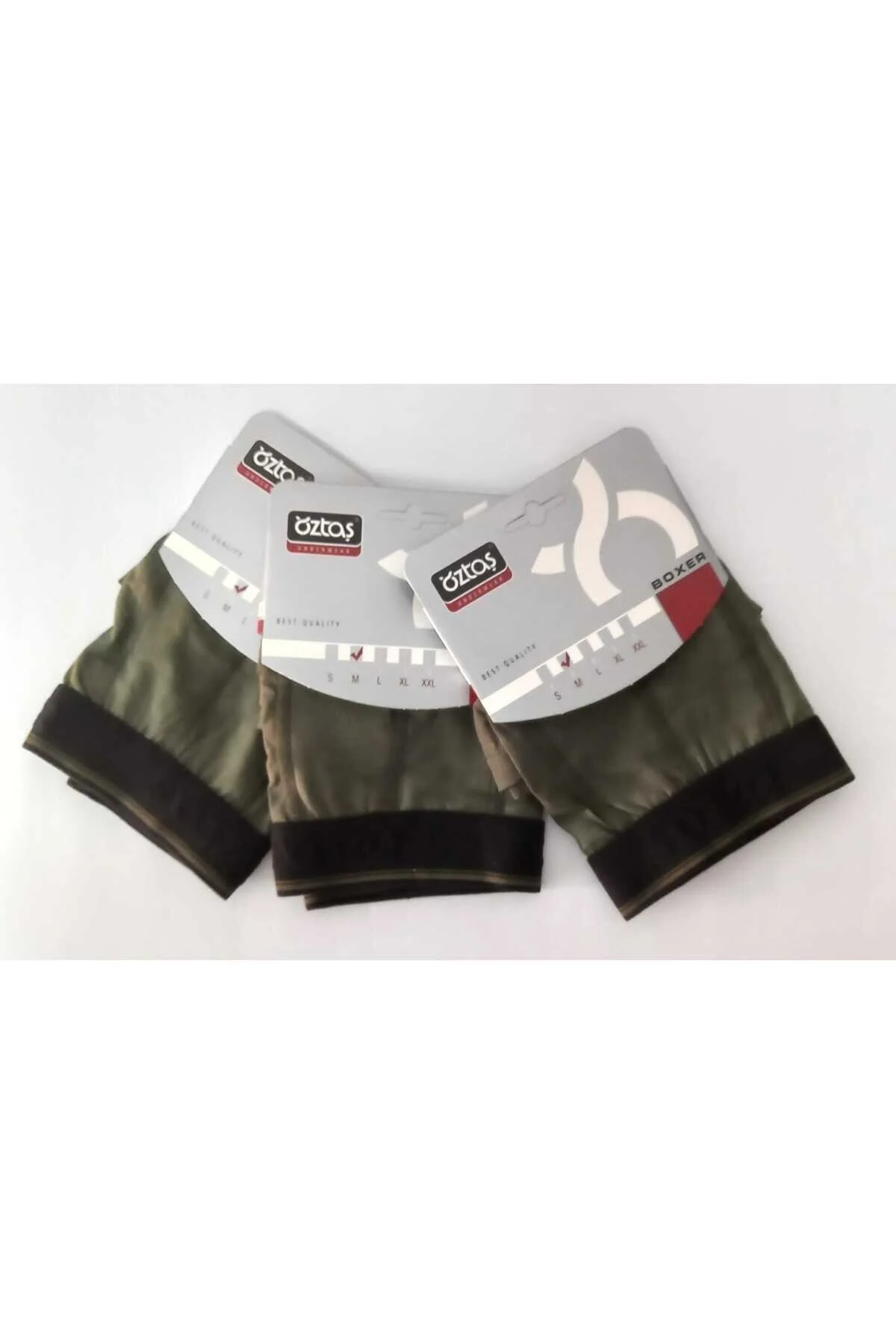 3 Adet Erkek Lycralı Boxer