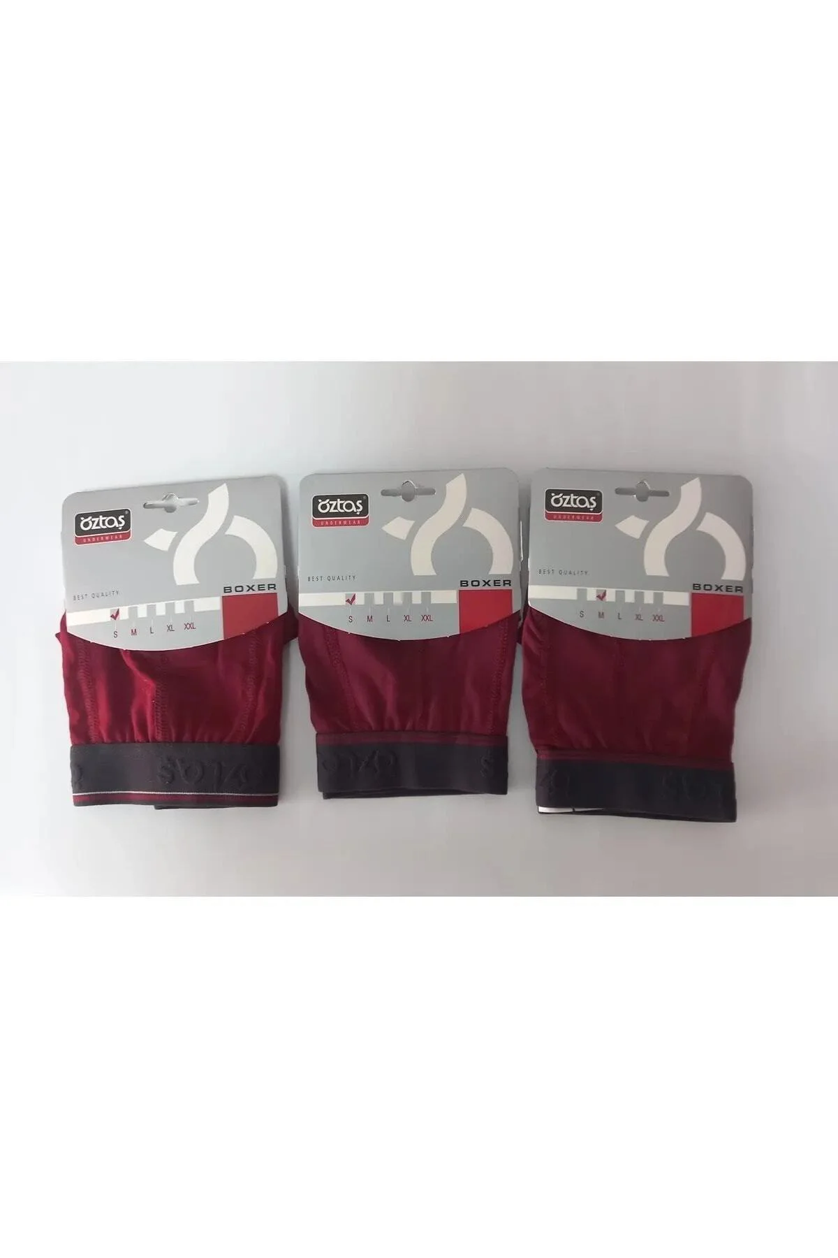 3 Adet Erkek Lycralı Boxer