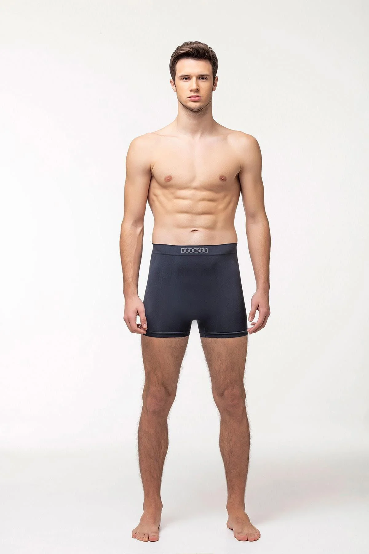 3 Adet Füme Renk Dikişsiz Boxer 3 Adet Füme Renk Dikişsiz Boxer