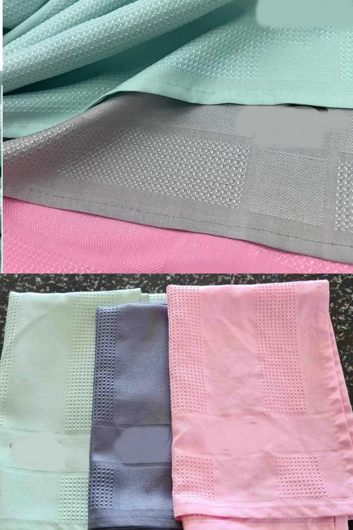 3 Adet Gerçek Mikrofiber Temizlik Bezi (40X60 Cm) - İz Bırakmaz Cam Ev Araba Temizlik Bezi - Görsel 3