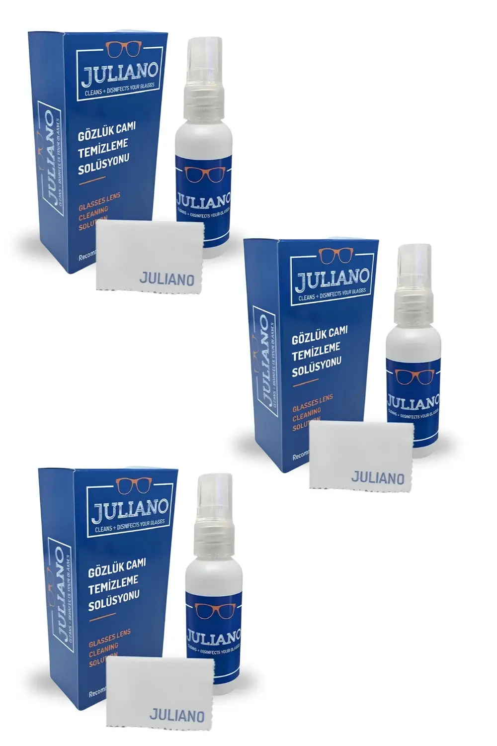 3 Adet - Gözlük, Telefon, Ekran, Laptop, Tablet, Televizyon, Temi