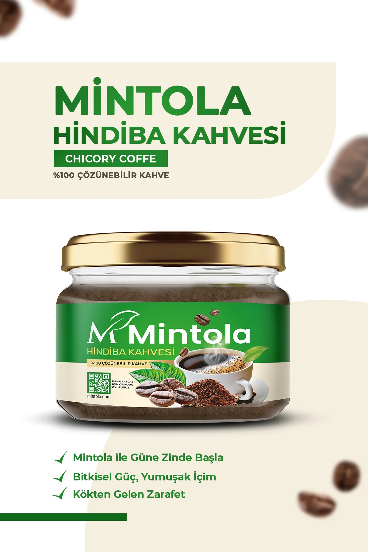 3 Adet Hindiba Kahvesi 3 x 150 gr