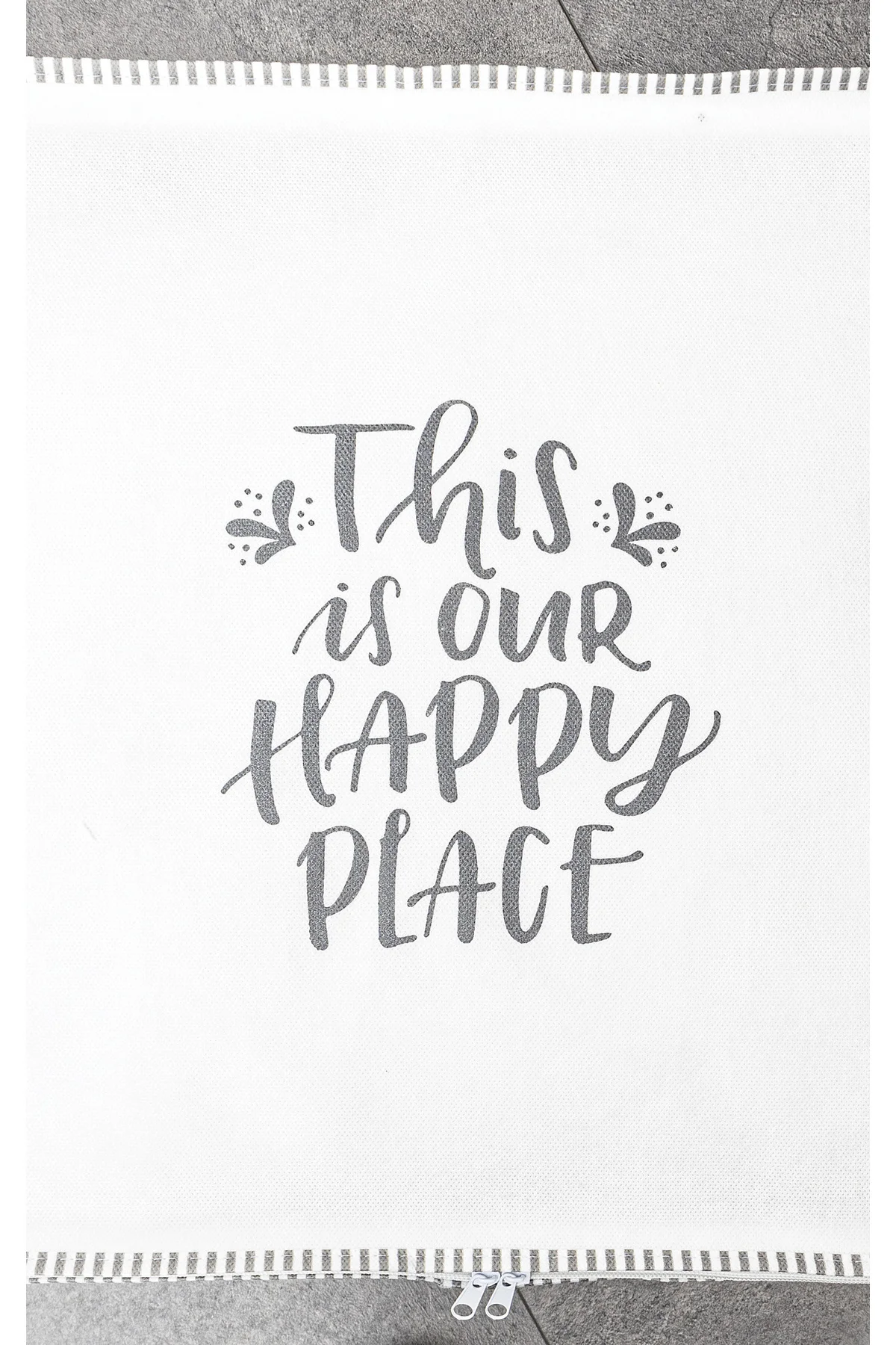 3 Adet İpli Baskılı Yorgan Hurcu Düzenleyici Organizer Hurç