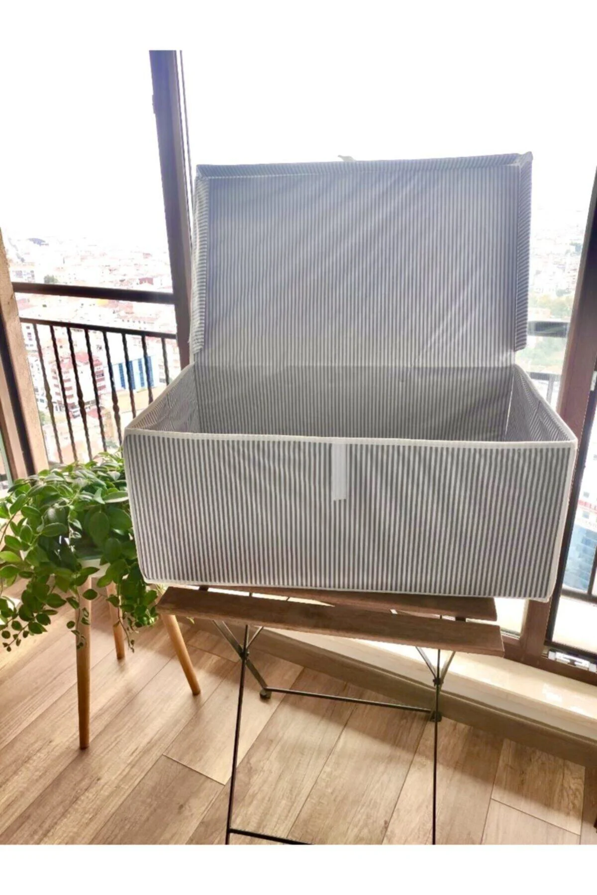 3 Adet - Kapaklı Çok Amaçlı Çamaşır-Saklama-Süzenleme Vb Hurç, Ku