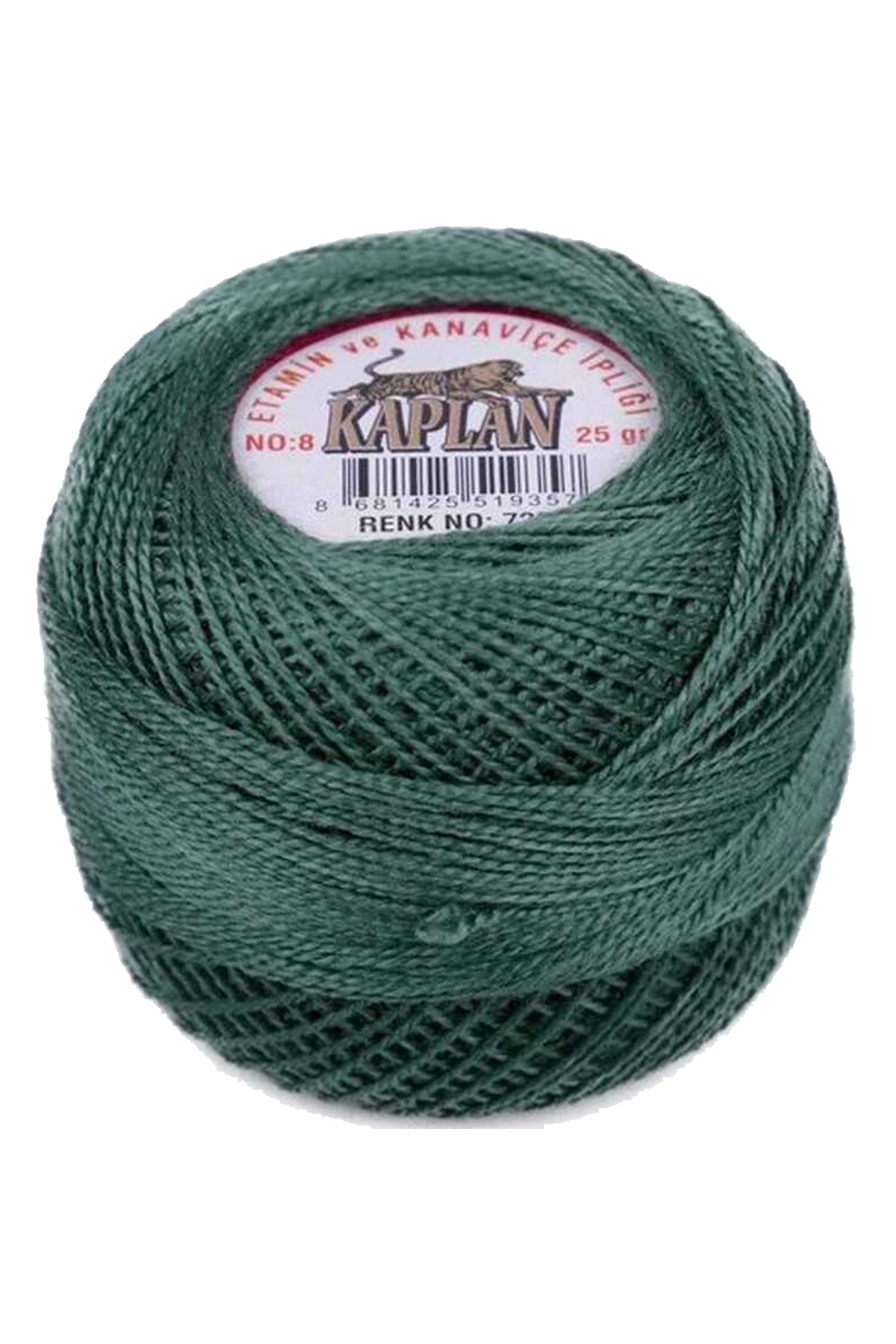 3 Adet Kaplan Etamin Ve Kanaviçe İpi 8 No Kod/Renk: 726 - PUDRA -