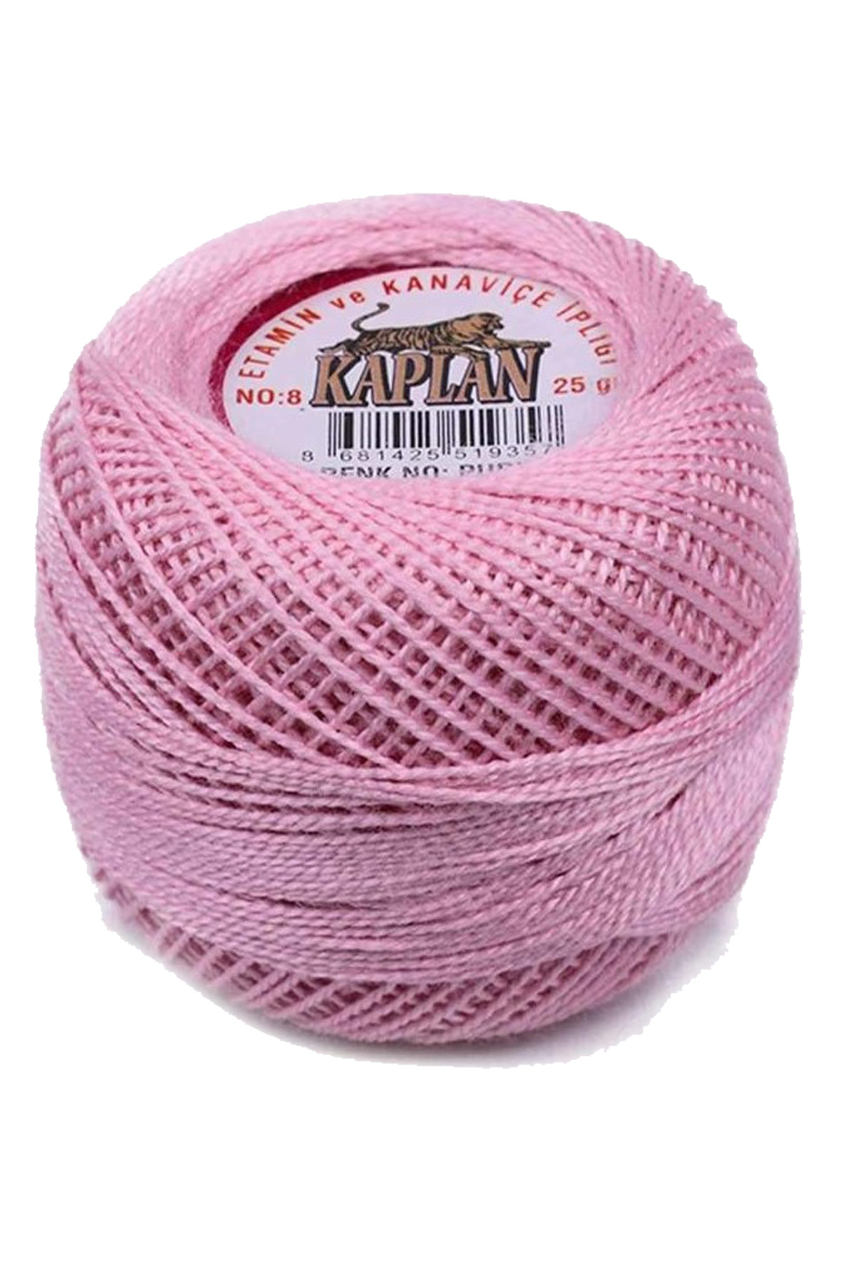3 Adet Kaplan Etamin Ve Kanaviçe İpi 8 No Kod/Renk: 726 - PUDRA -