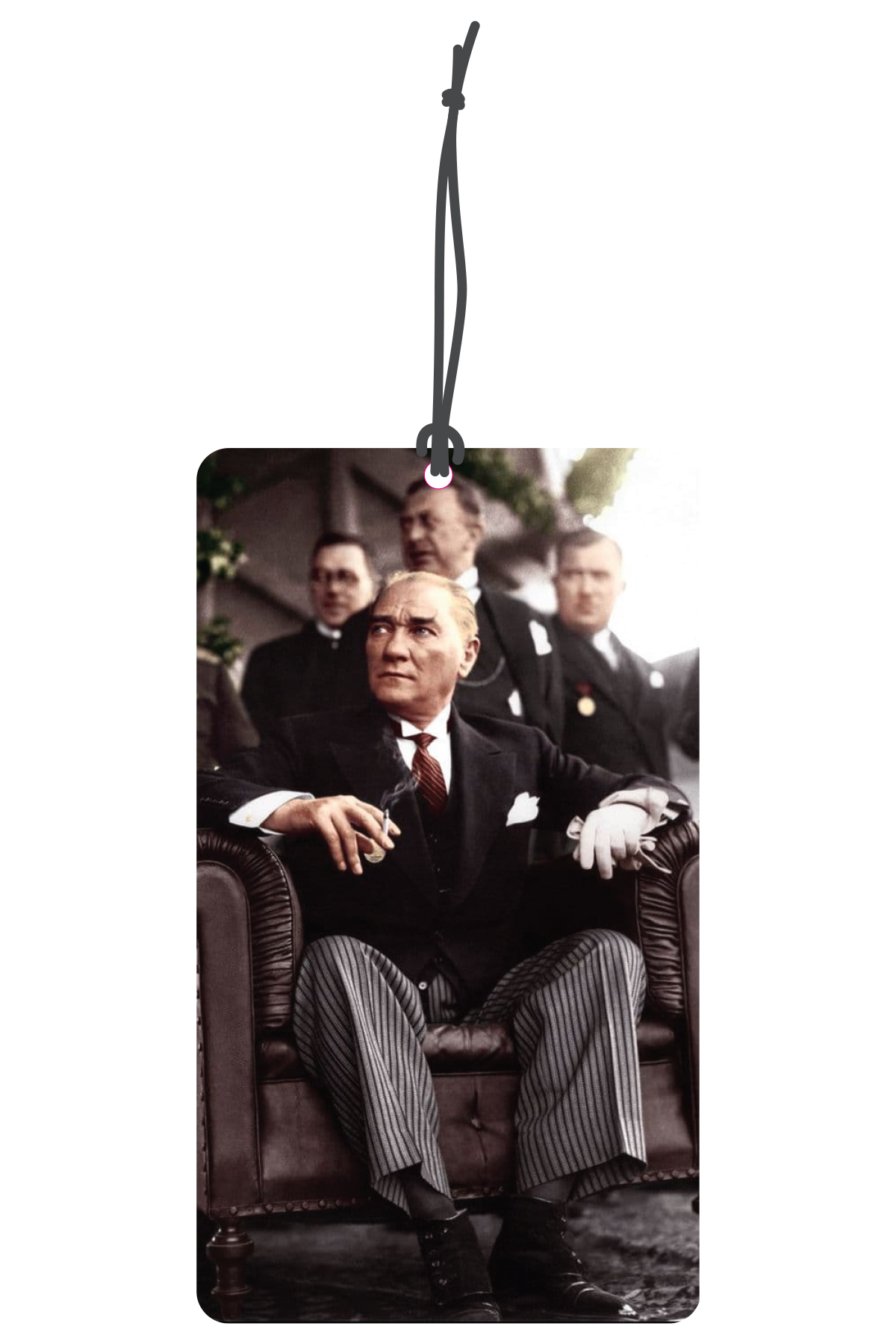 3 Adet Kurucu Mustafa Kemal Atatürk Görselli Oto Kokusu ve Oto Ak