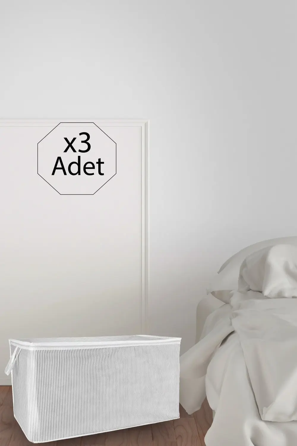 3 Adet Maxi Boy Tela Kumaş Yastık Kıyafet Hurcu 75x40x40 Cm