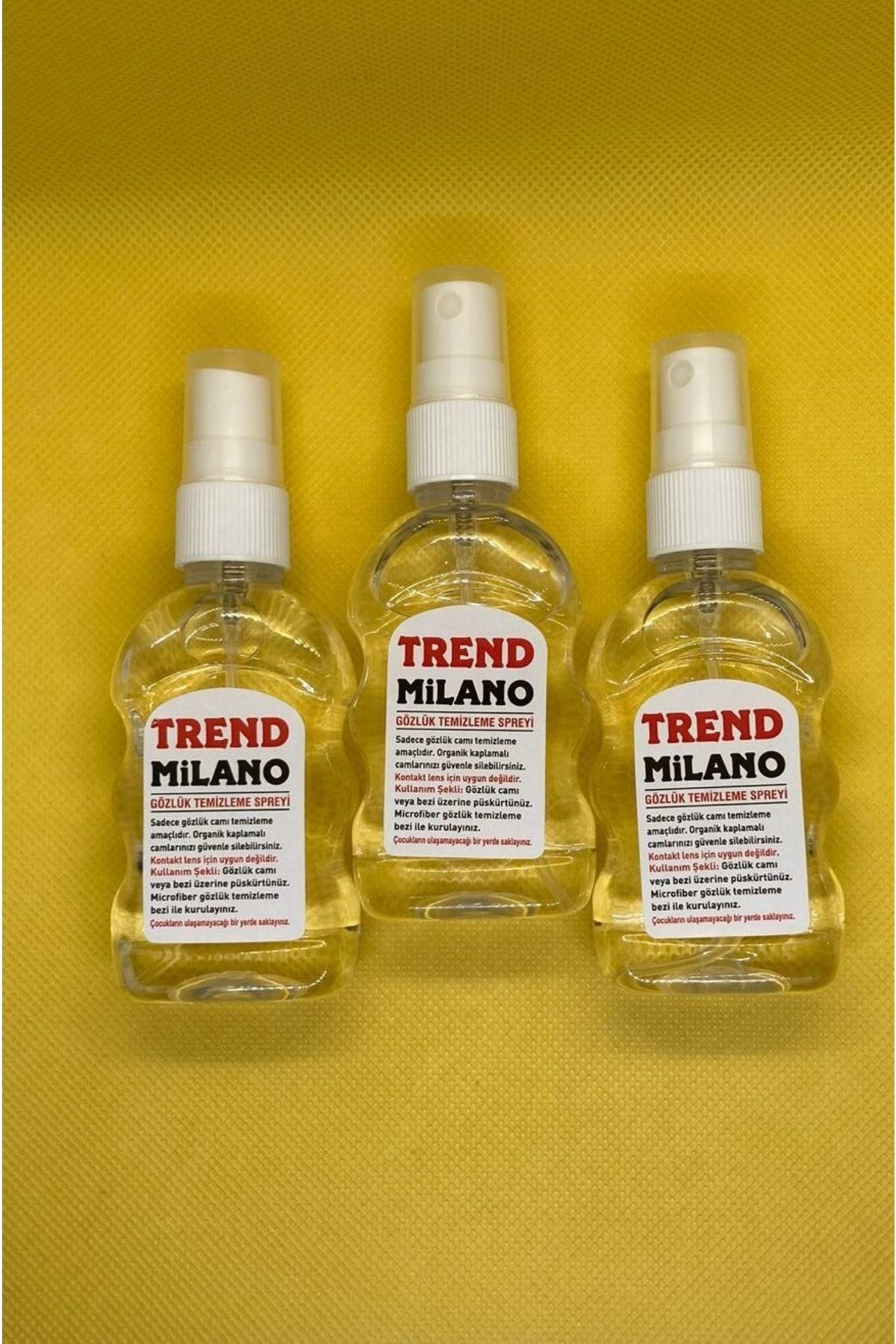 Trendmilano 3 Adet Mikrofiber Gözlük Temizleme Bezi Ve Antistatik Sprey Set