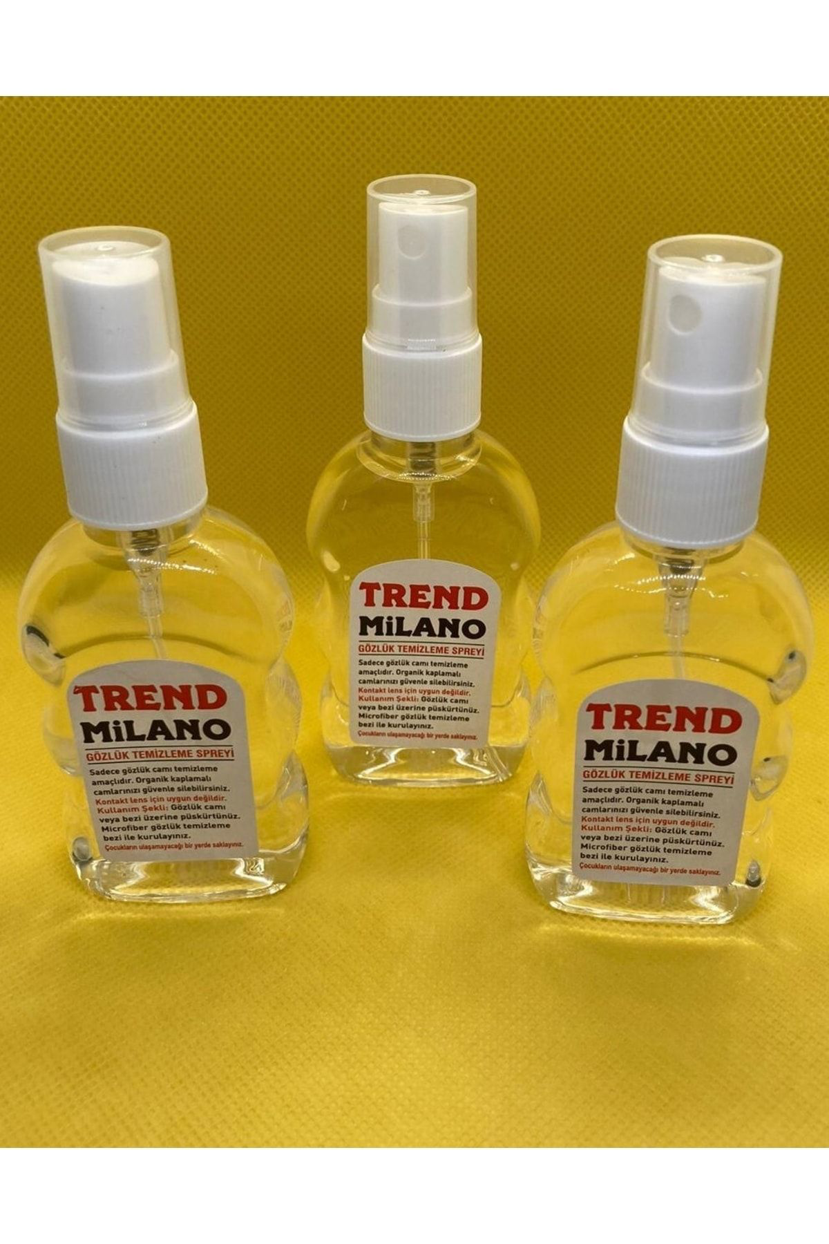 Trendmilano 3 Adet Mikrofiber Gözlük Temizleme Bezi Ve Antistatik Sprey Set