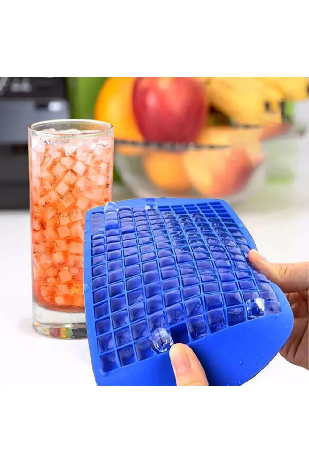 3 Adet Mini Buz Kalıbı Set, 3'lü Buz Kalıbı Seti, 160'lı Mini Buz