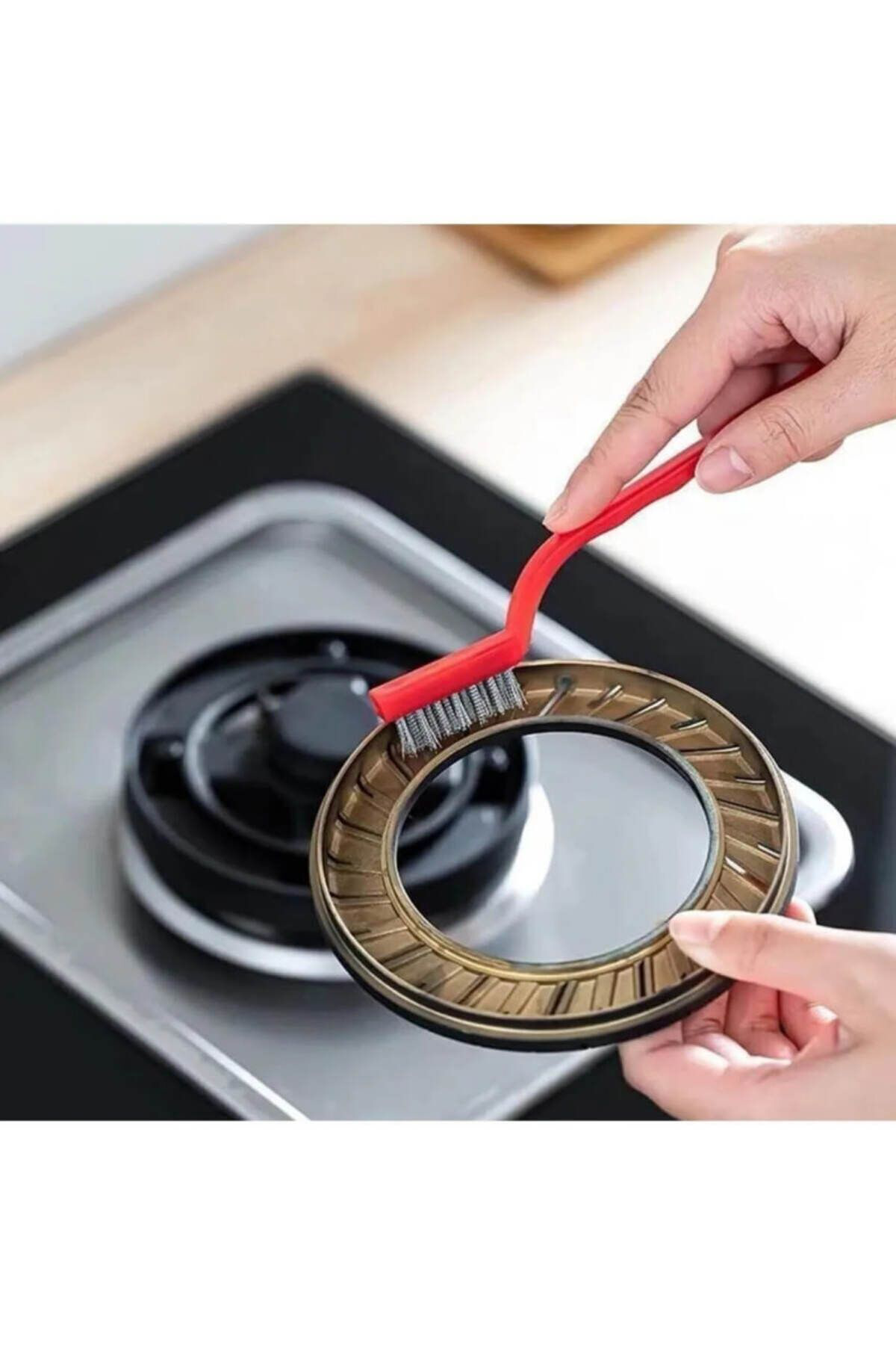 Real 3 Adet Ocak Fırın Mangal İzgara Airfryer Temizliği Tel Pas Sökme