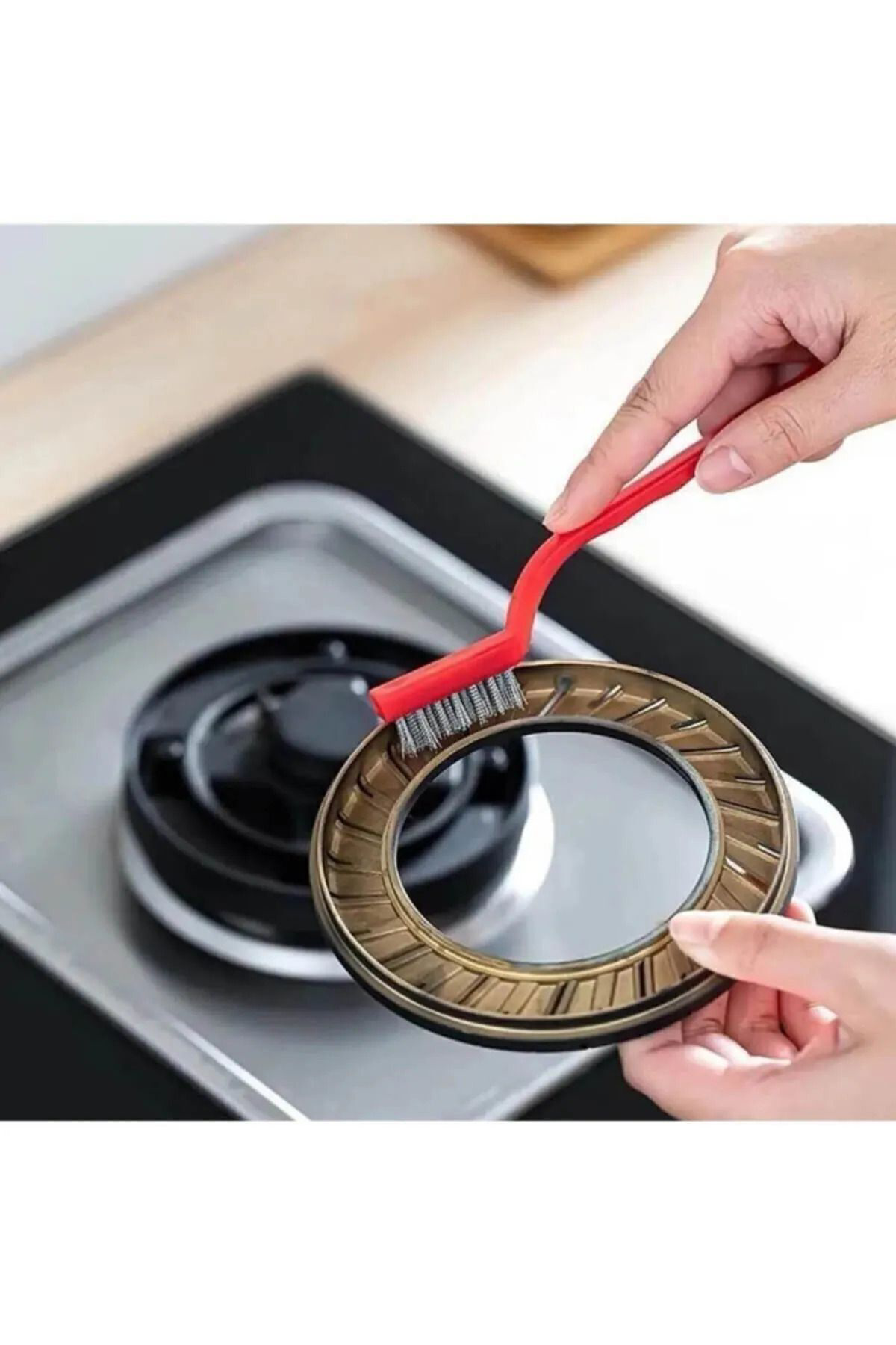 3 Adet Ocak Fırın Mangal Izgara Airfryer Temizliği Tel Pas Sökme 