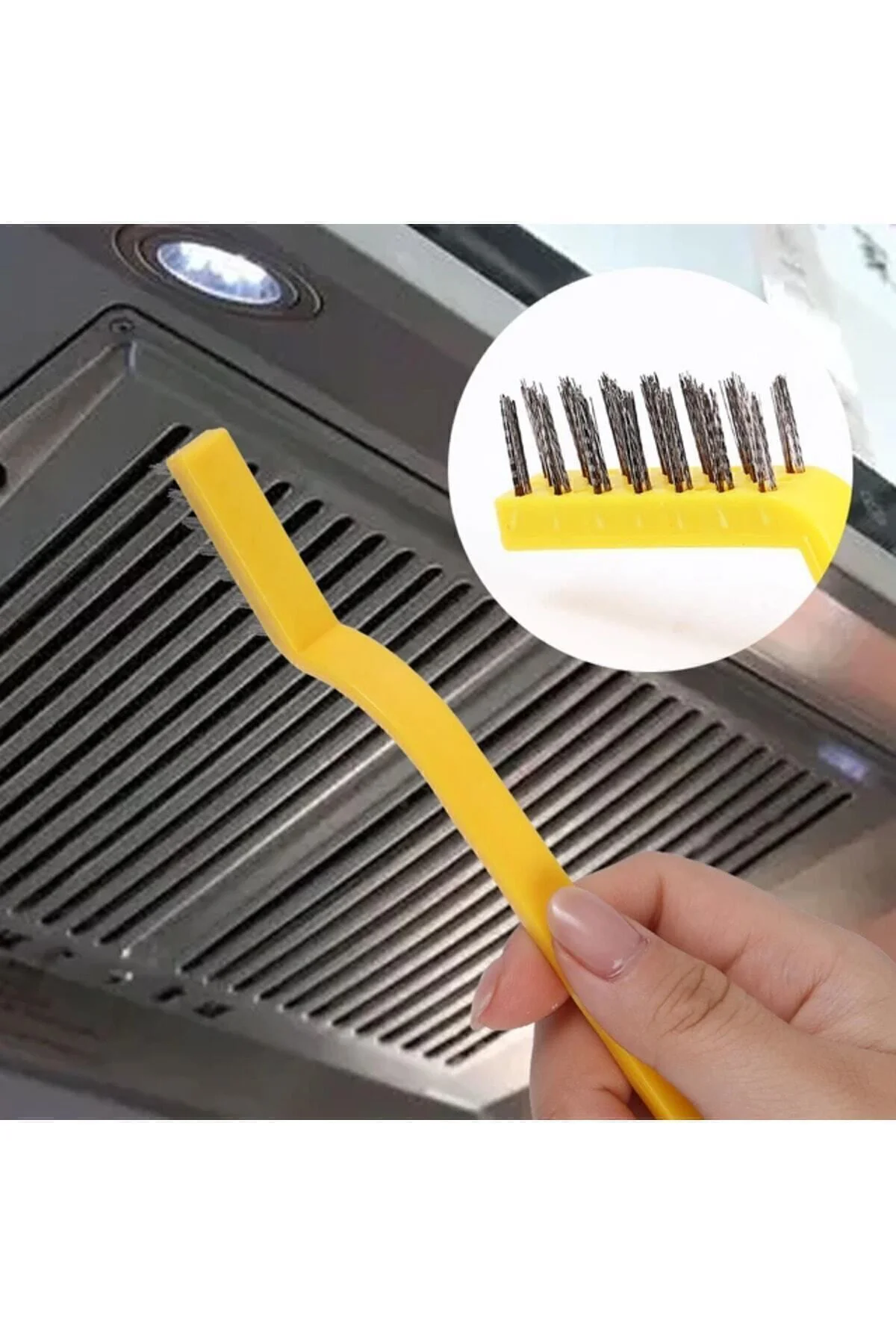3 Adet Ocak Fırın Mangal Izgara Airfryer Temizliği Tel Pas Sökme 