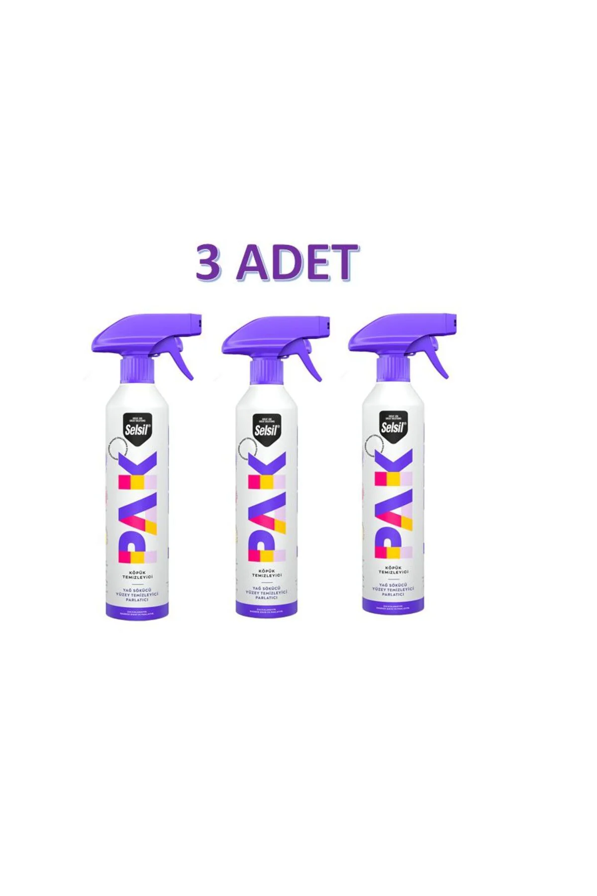 3 Adet Pak 500 Ml Mucize Köpük Sprey Yağ Sökücü Fiyatı, Yorumları ve Özellikleri