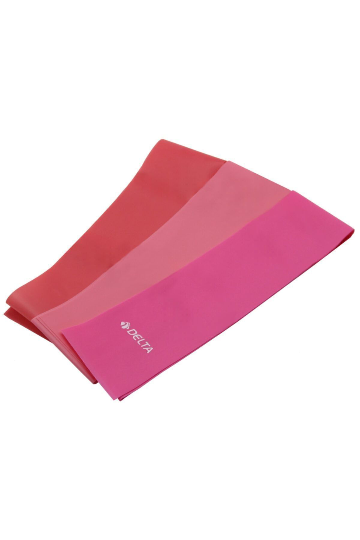 3 Adet Pilates Bandı Plates Egzersiz Direnç Lastiği Seti (Uç Kısm