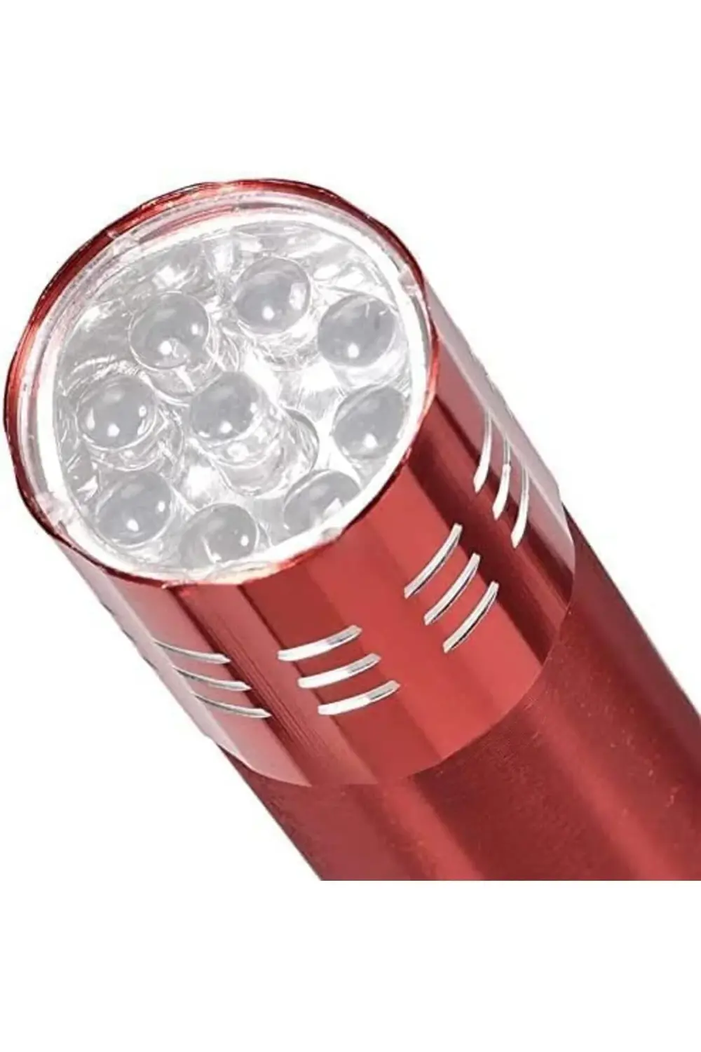 3 Adet Pilli Fener Metal Mini 9 Ledli Acil Durum Enerji Krizi Dep