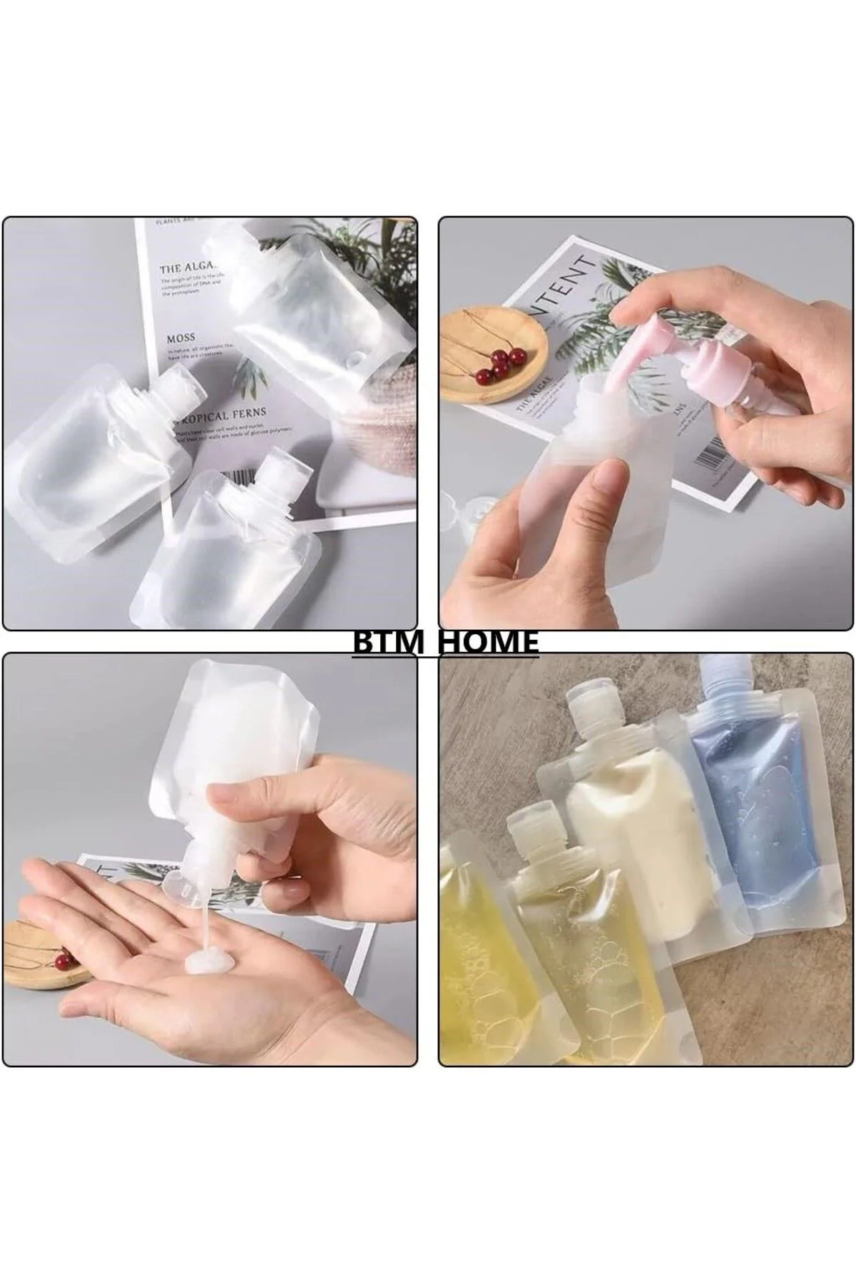 3 Adet Pratik Doldurulabilir Sıvı Seyahat Kiti 100 ML 3 Adet Pratik Doldurulabilir Sıvı Seyahat Kiti 100 ML