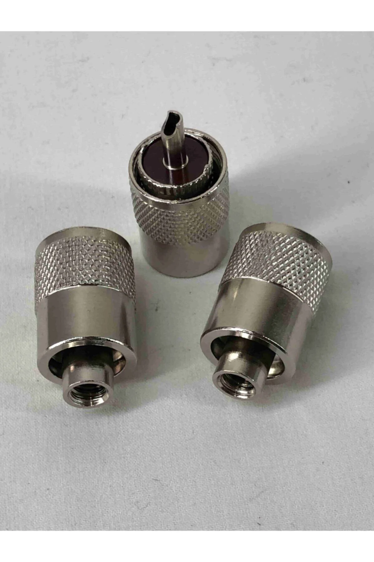 3 Adet Rg58 Anten Kablosu İçin Pl-259 Uhf Konnektör Yaesu Icom Ke