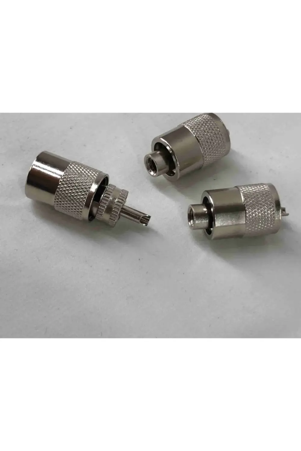 3 Adet Rg58 Anten Kablosu İçin Pl-259 Uhf Konnektör Yaesu Icom Ke