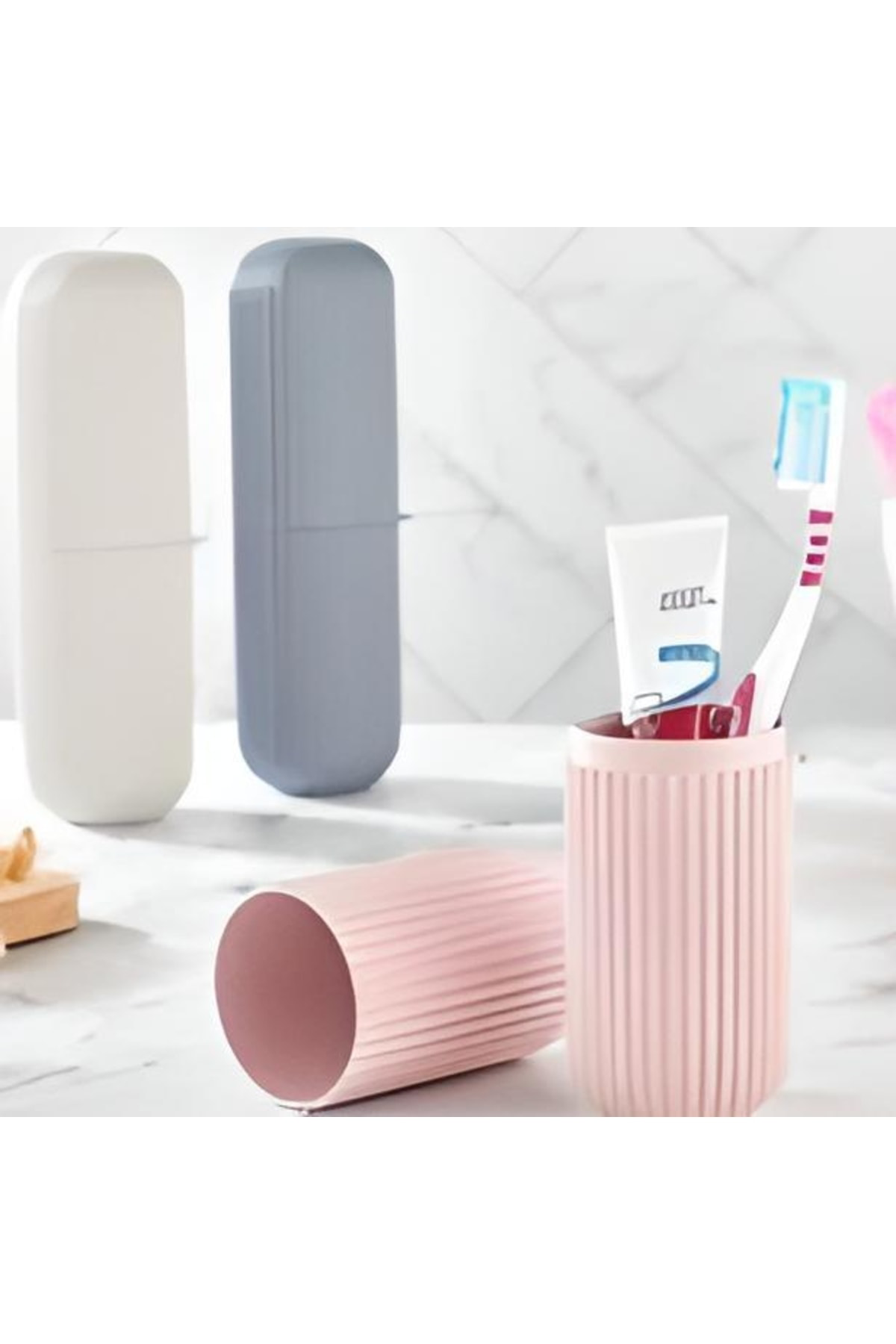 3 Adet Seyahat Için Saklama Kabı