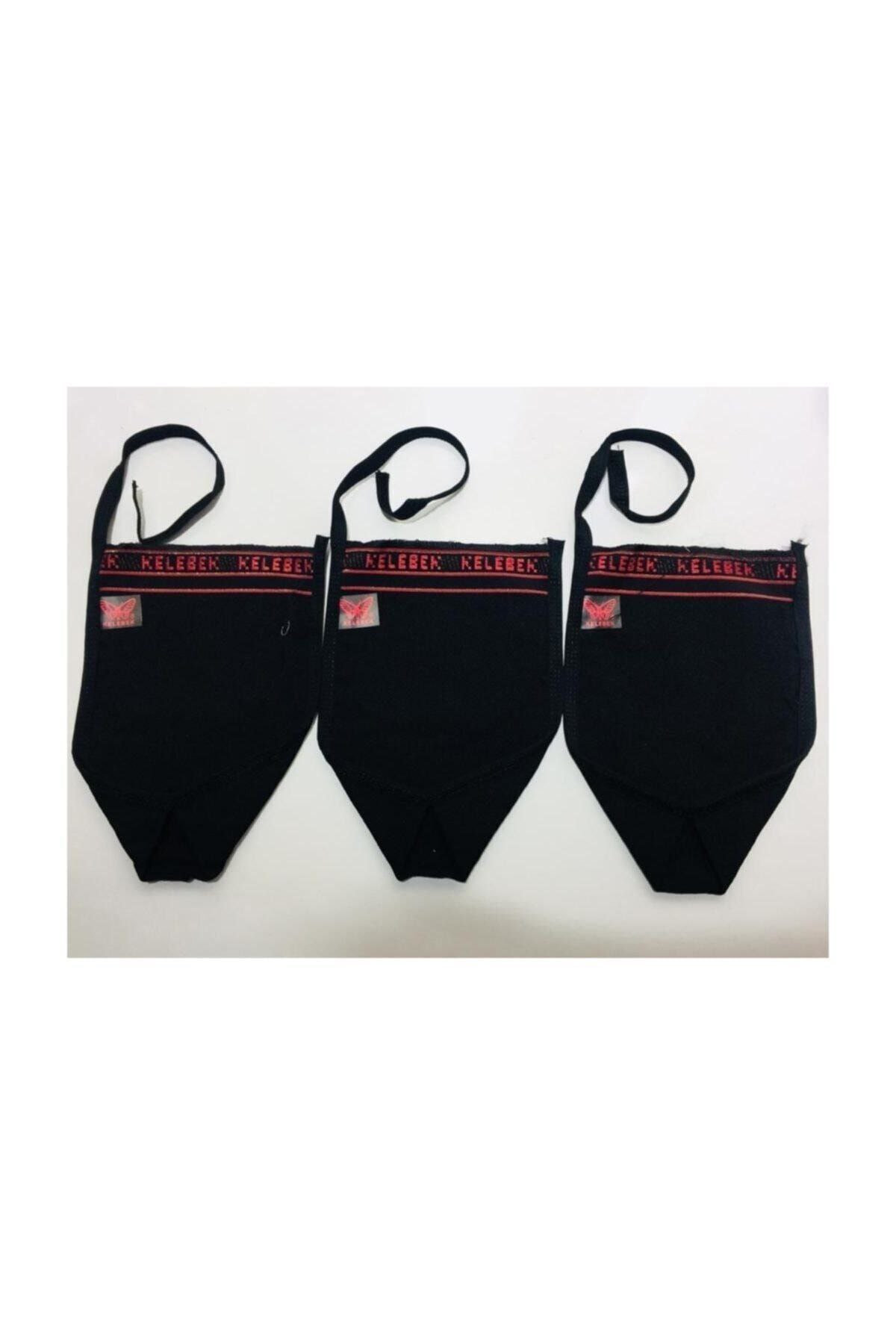 Kelebek Kese 3 Adet Siyah Kelebek Kalin Hamam Kesesi Kivrik Bursa Tellak Kese 