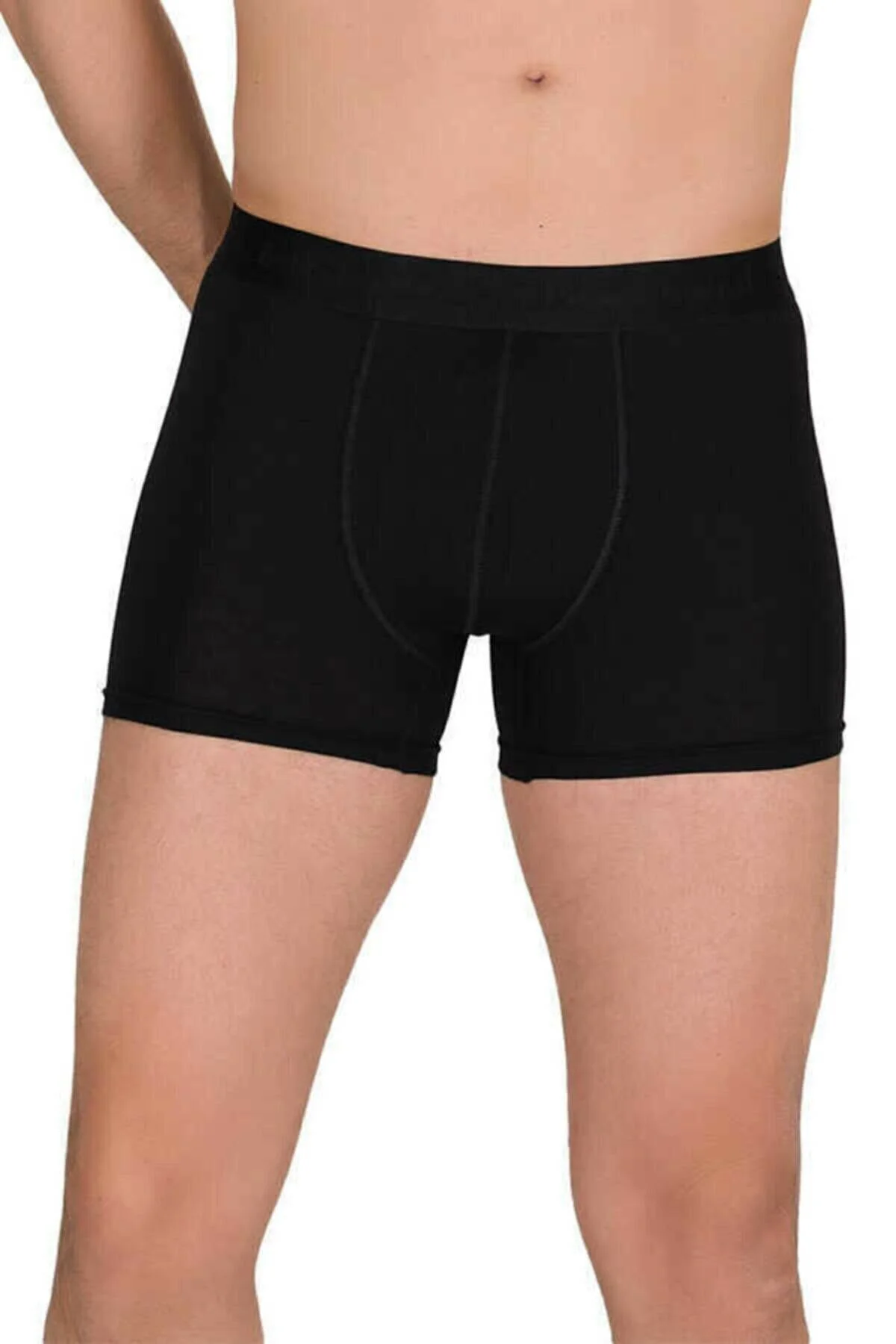 3 Adet Siyah Renk Modal Boxer