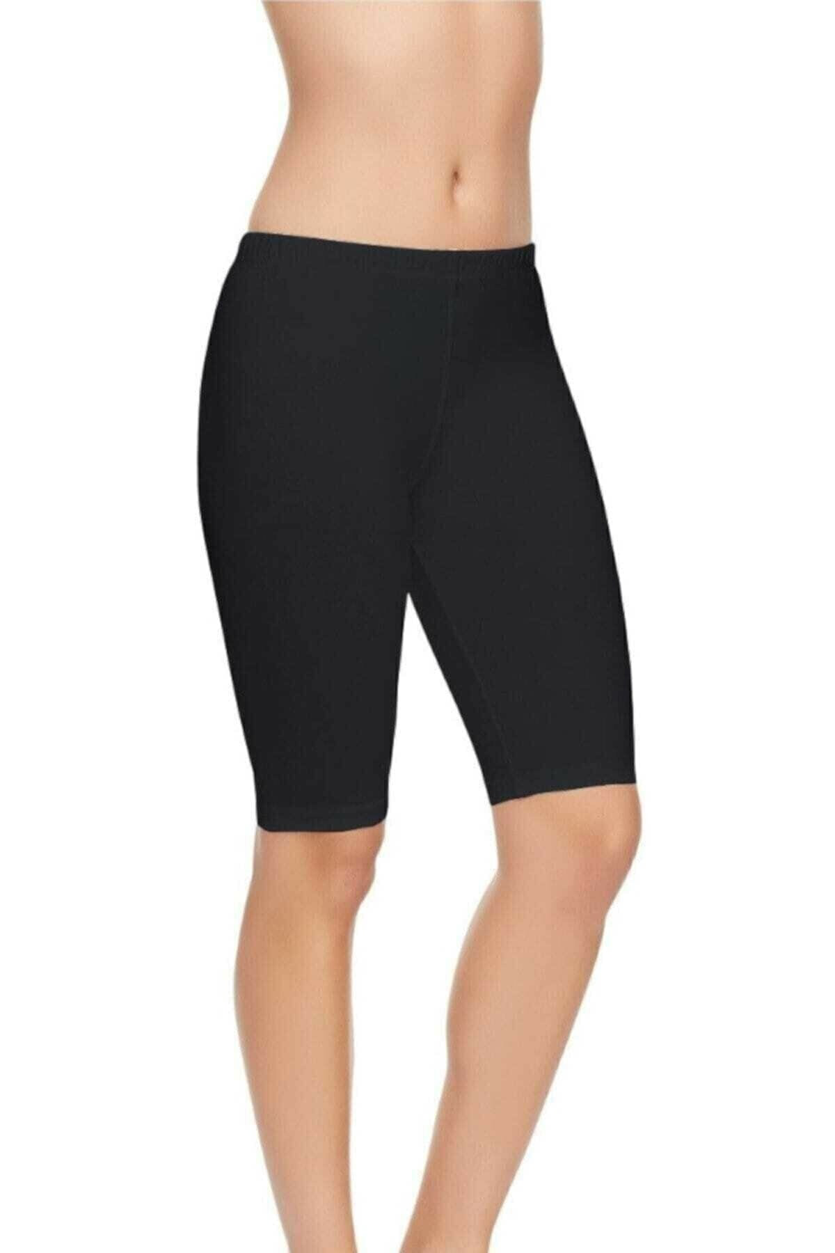 Tutku Elit 3 Adet Siyah Renk Modal Kısa Tayt