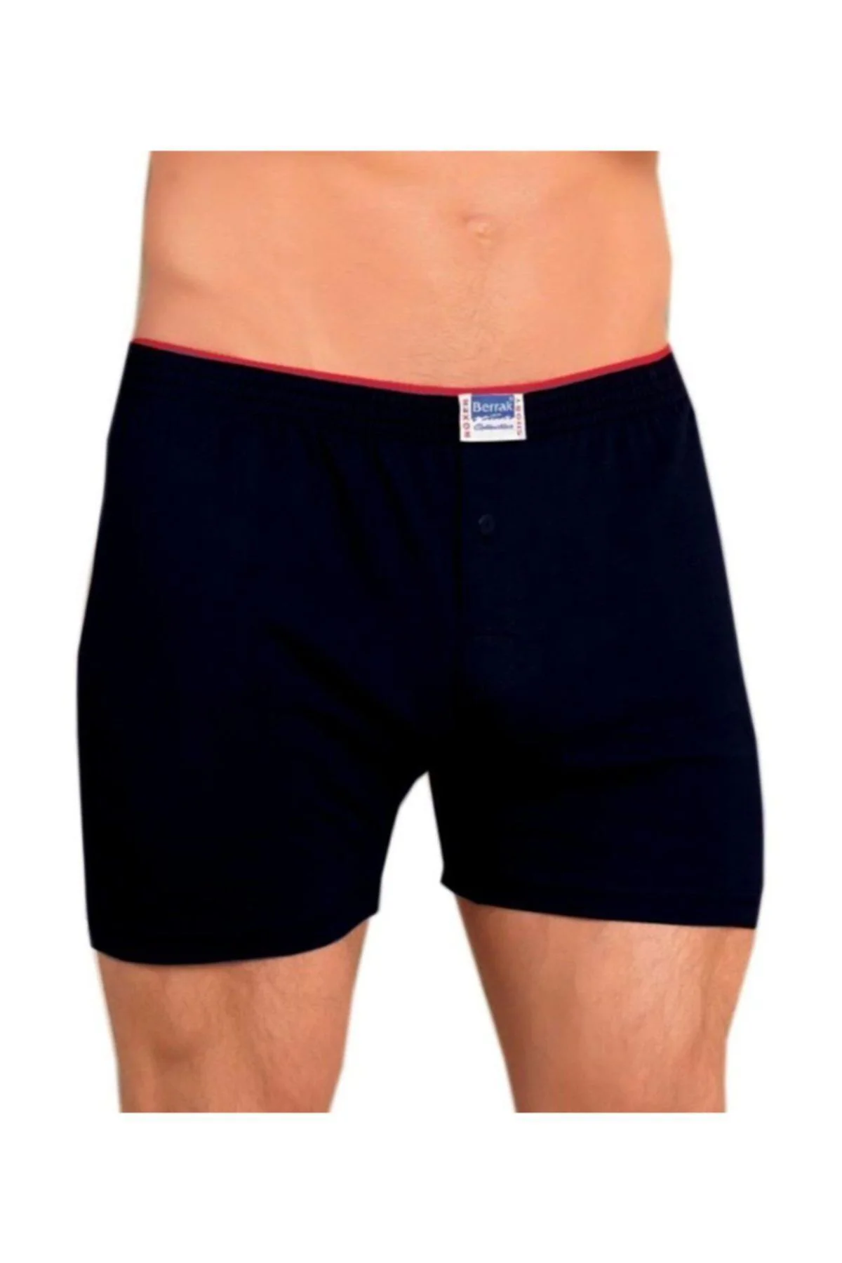 3 Adet Siyah Renk Penye Boxer