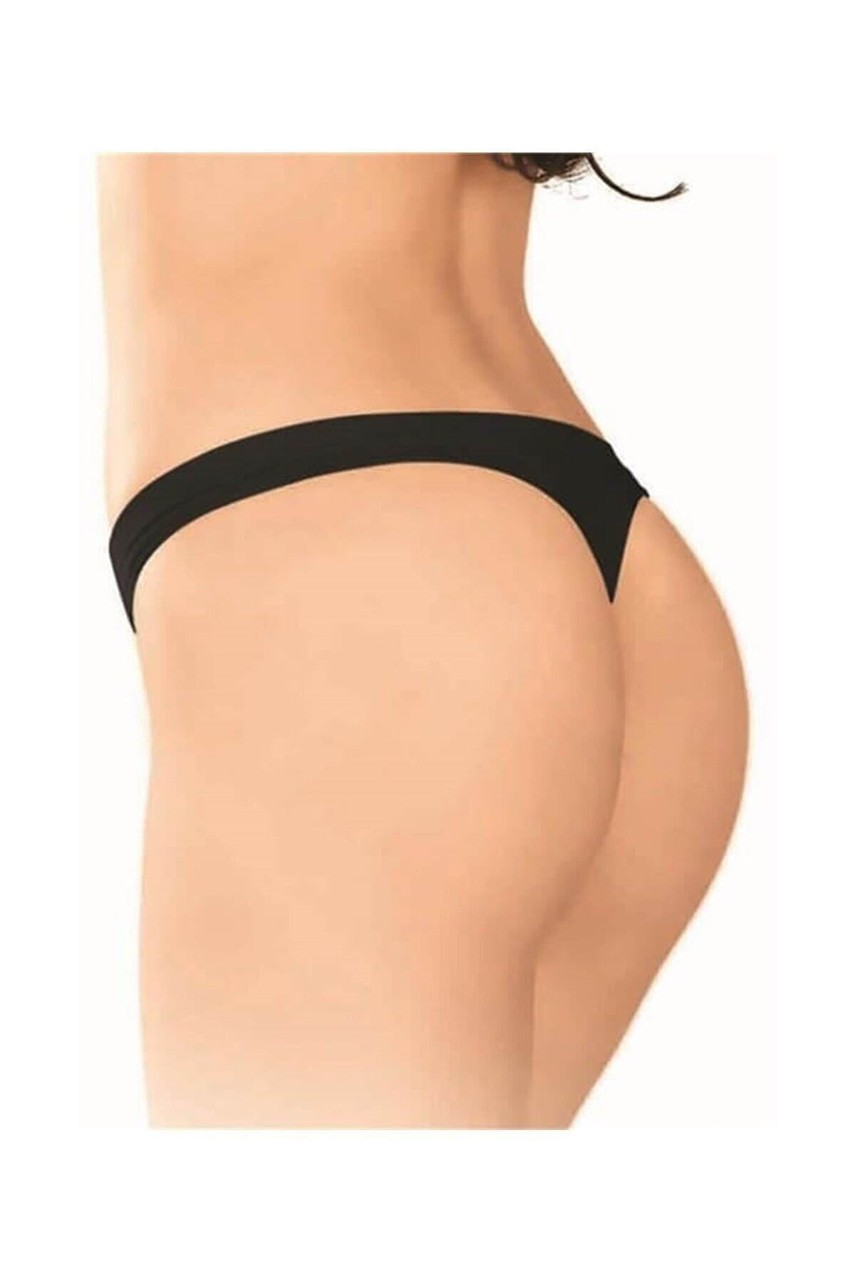 Elite Life 3 Adet Siyah Renk String