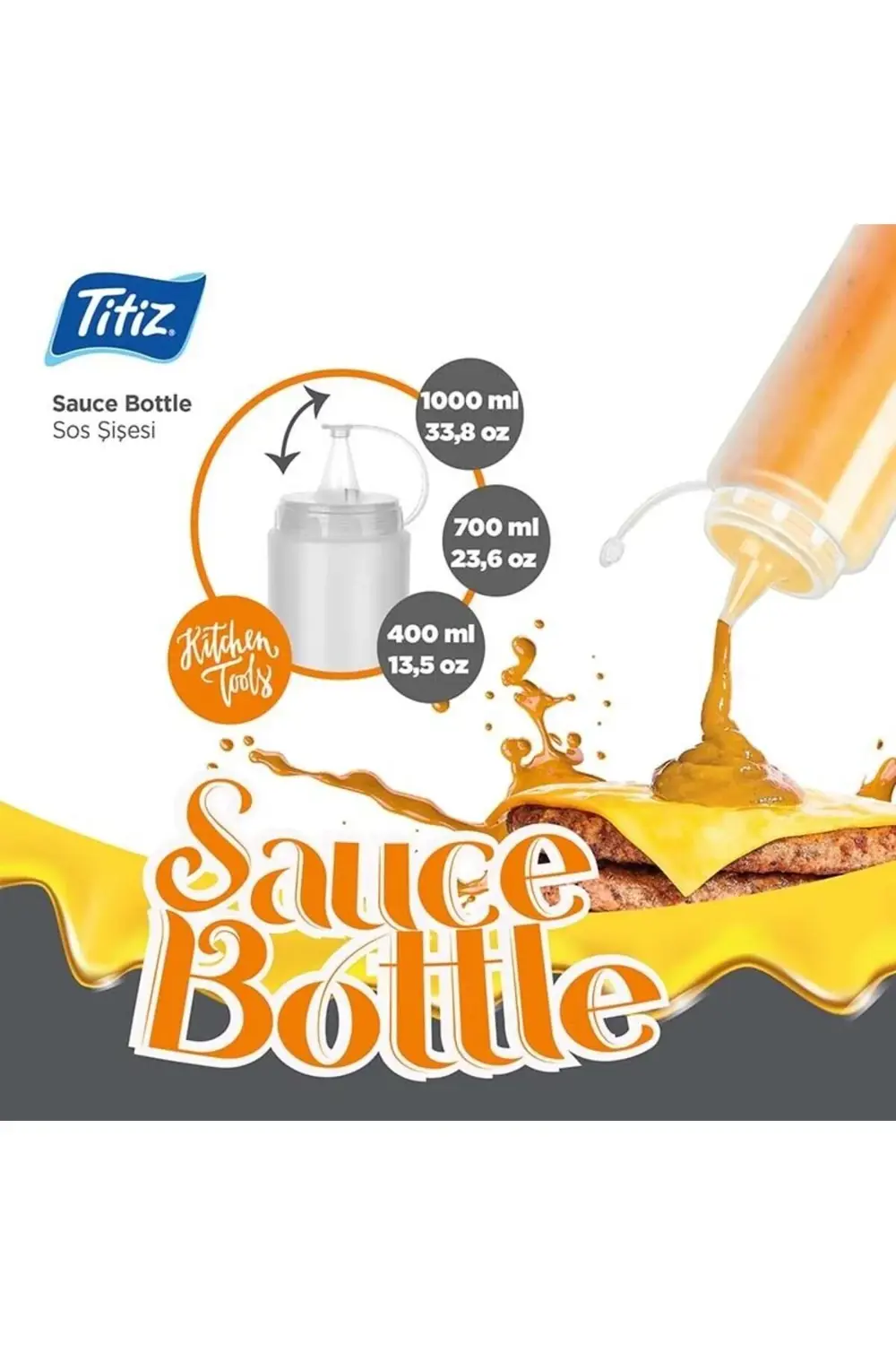 3 Adet Sızdırmaz Kapaklı Plastik Yağ Şişesi  Yağdanlık Sos Şişesi