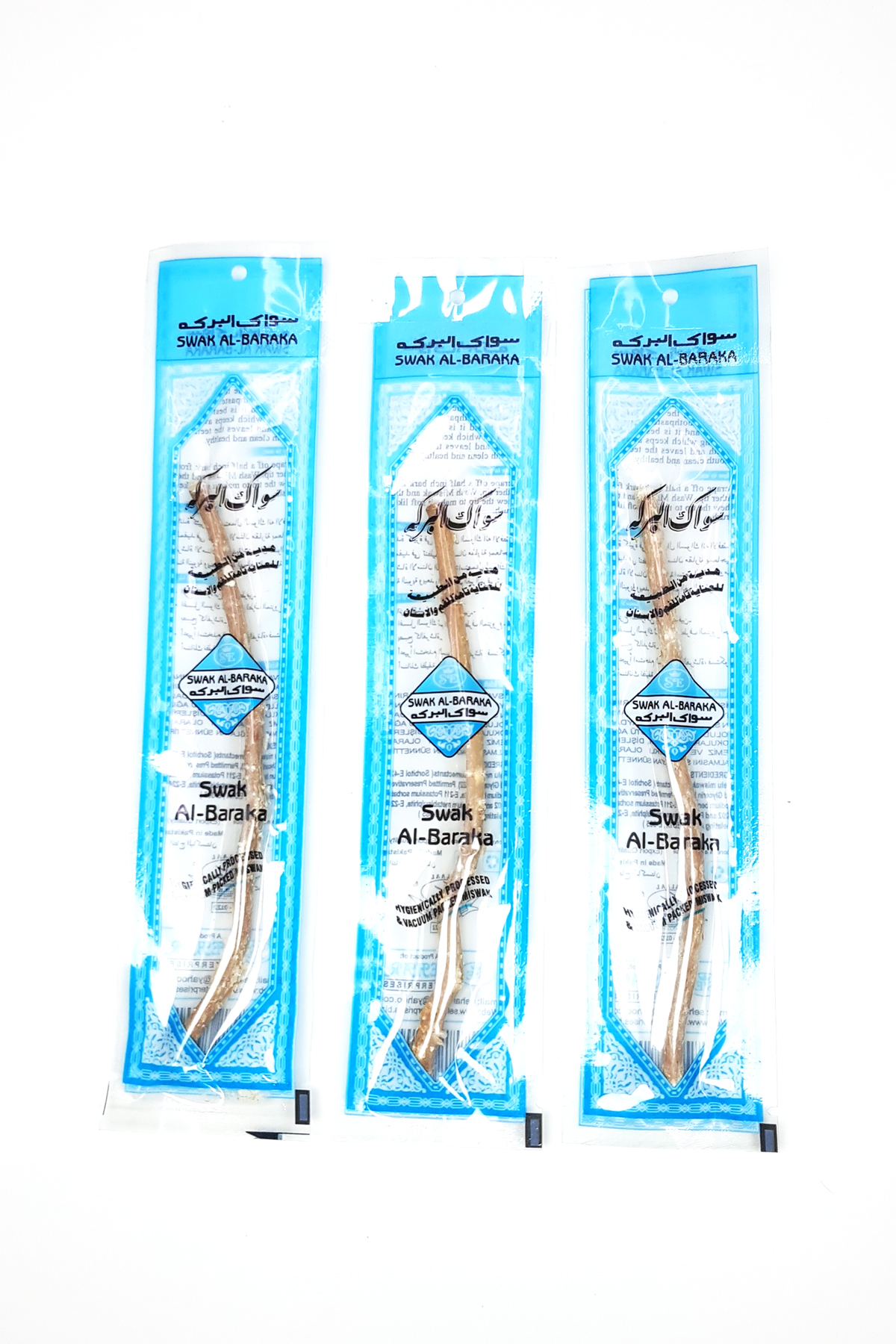 Just Cheap Store 3 Adet Taze Doğal Diş Firçasi Misvak Vakumlu Paket 15 Cm Orta Boy