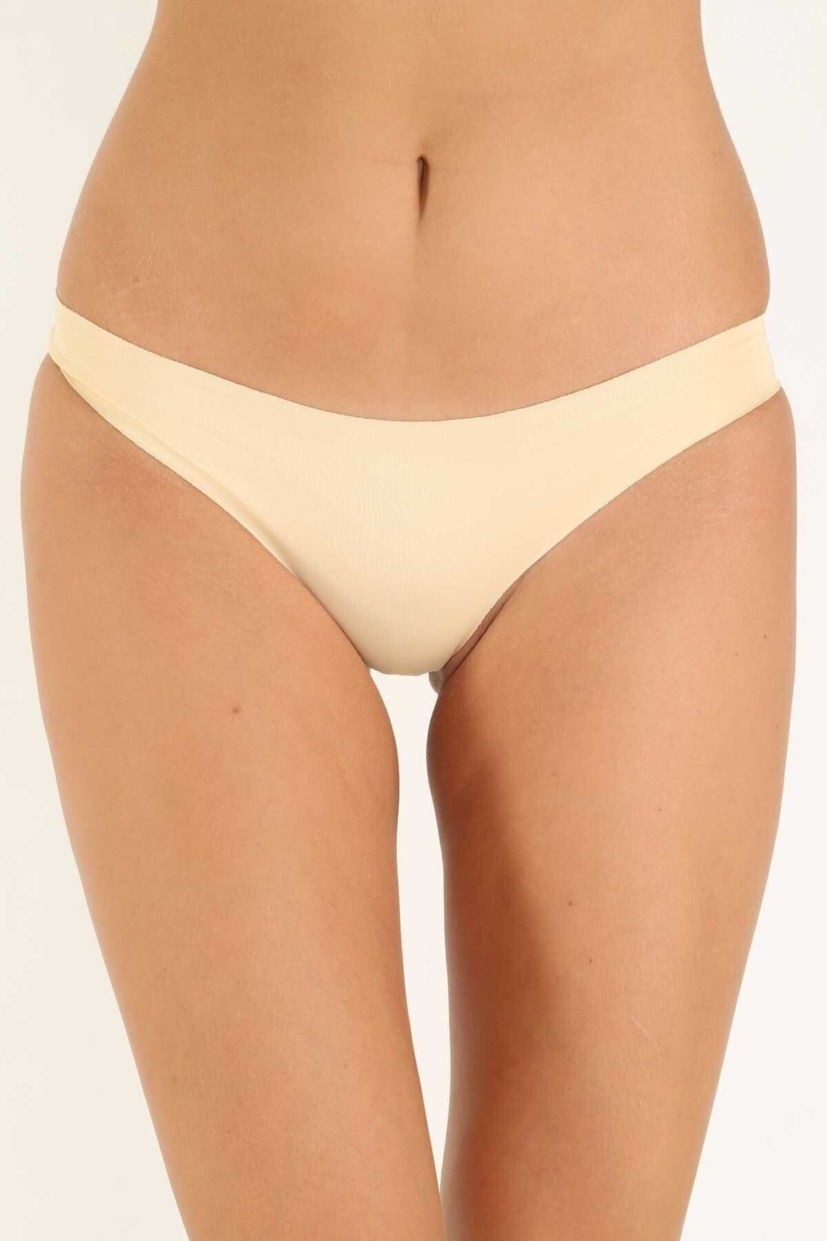 3 Adet Siyah Renk Dikişsiz Slip Külot