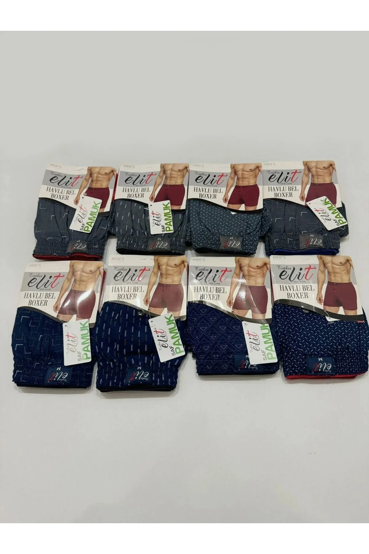 (3 ADET) TUTKU HAVLU BEL KARIŞIK DESENLİ BOXER