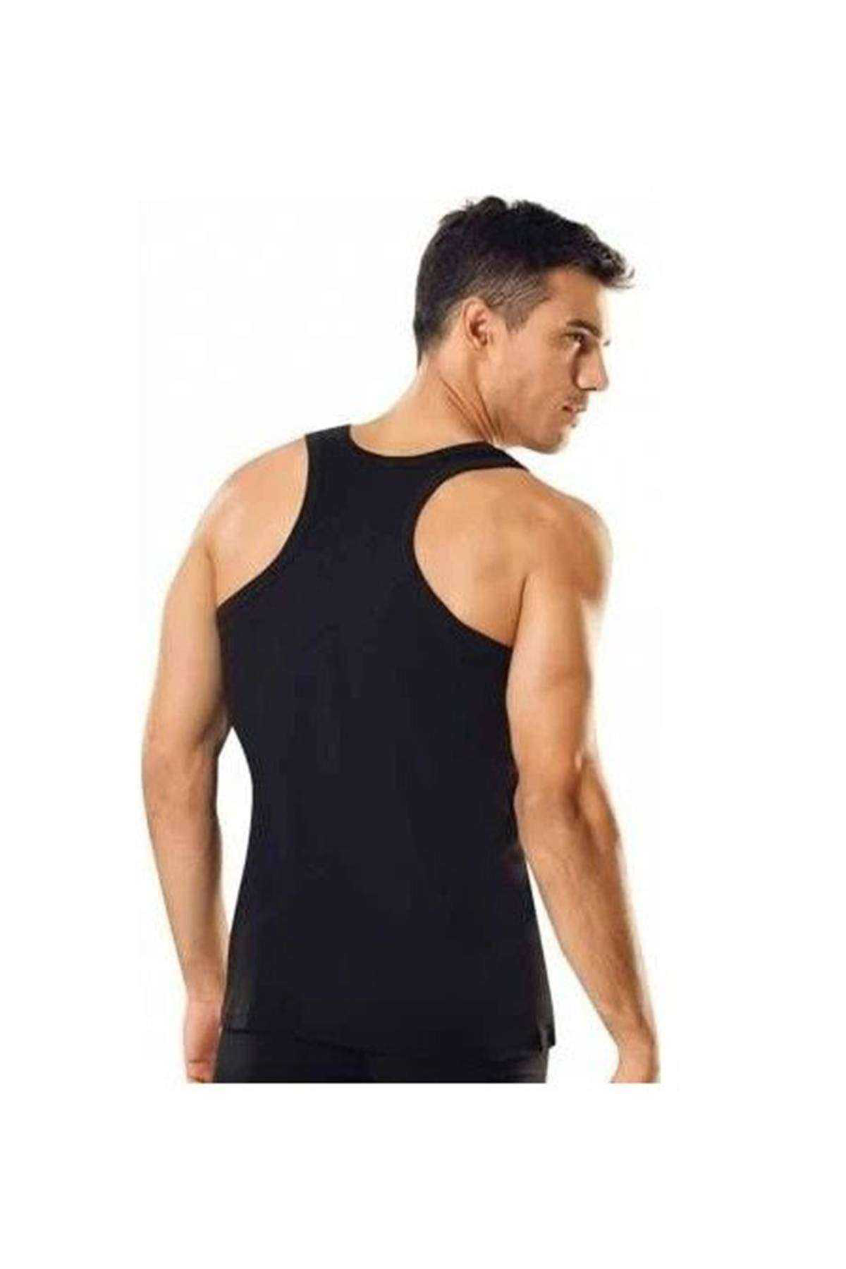 Just Cheap Store 3 Adet Tutku Ribana Spor Erkek Siyah Atlet 0118