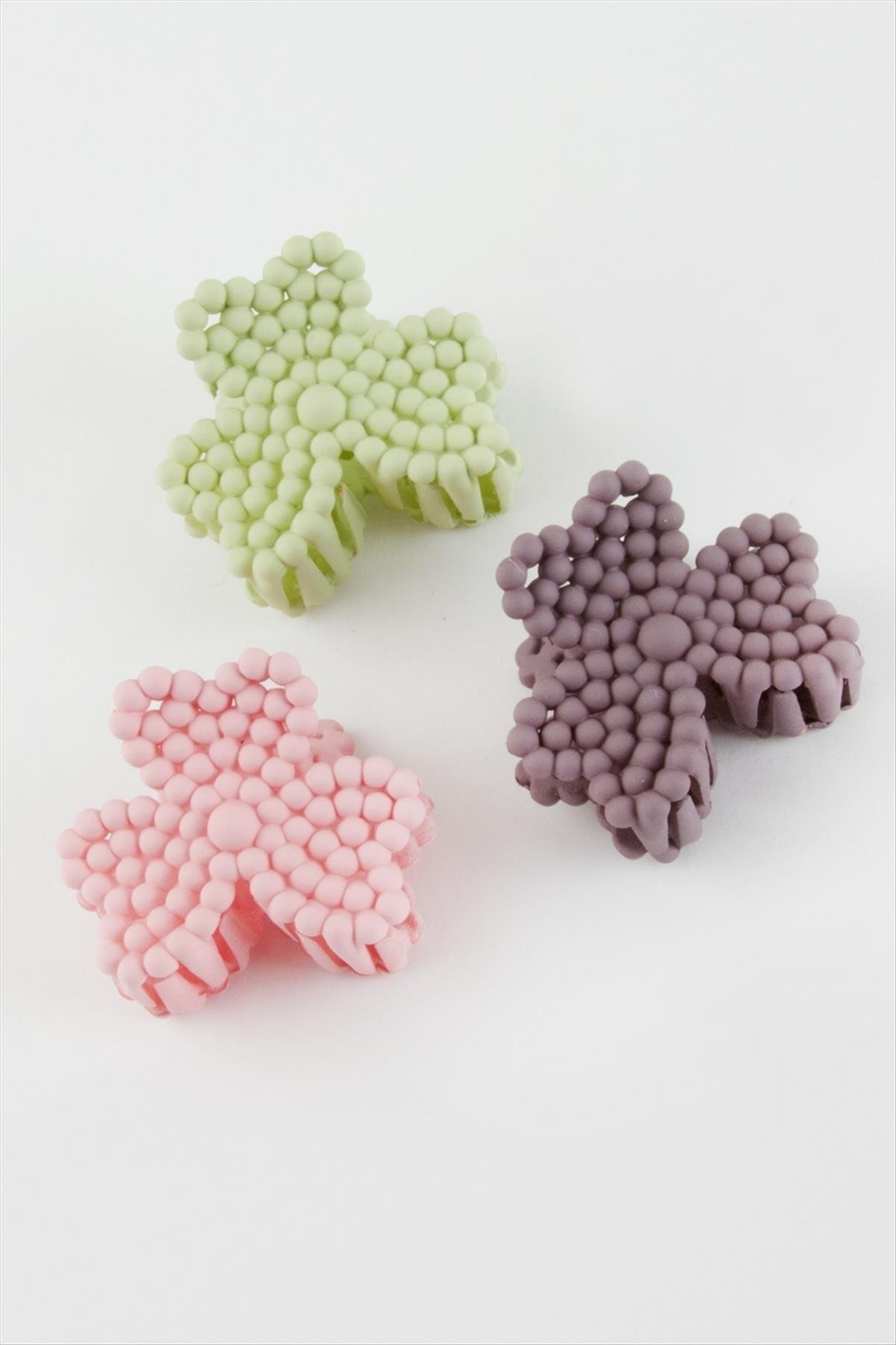 3 Adet Yonca Minik Mandal Toka 2,5 cm