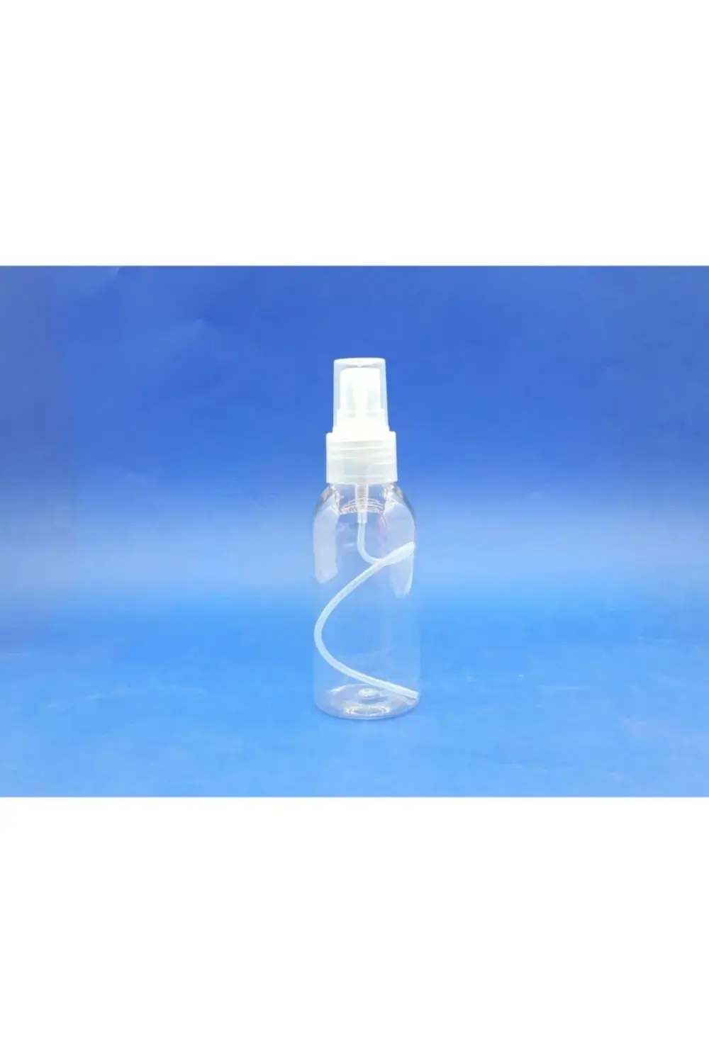 3 Adet100 Ml Pompalı Şeffaf Boş Sprey Başlıklı Kutu Şişe