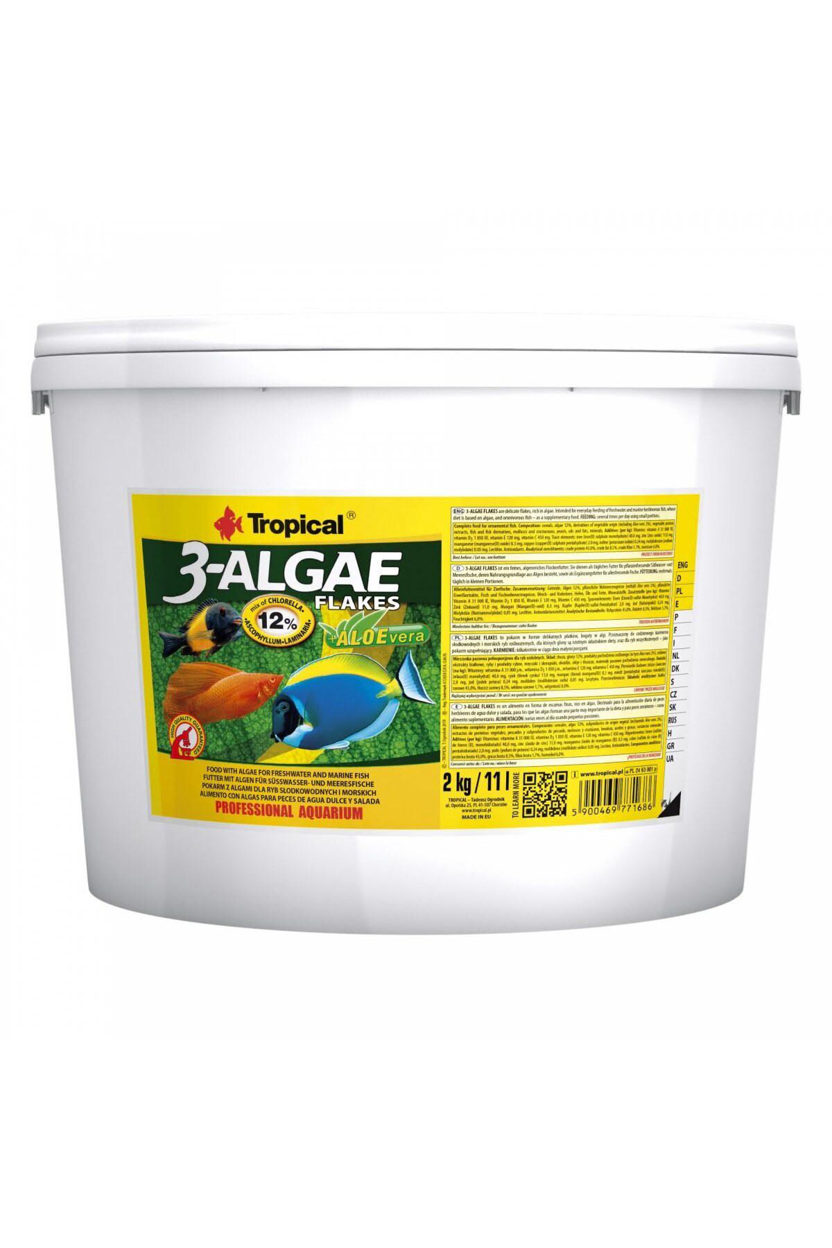 3 Algae Flakes 50 Gram Balık Yemi