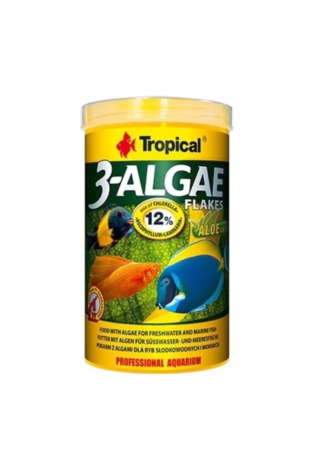 Tropical 3-Algae Flakes Tatlı Ve Tuzlu Su Balıkları İçin Alg İçeren Balık