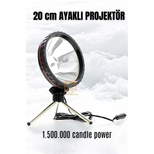 3 Ayaklı El Projektörü 360 Derece Avcı Projektörü Tekne Projektör 3 Ayaklı El Projektörü 360 Derece Avcı Projektörü Tekne Projektör